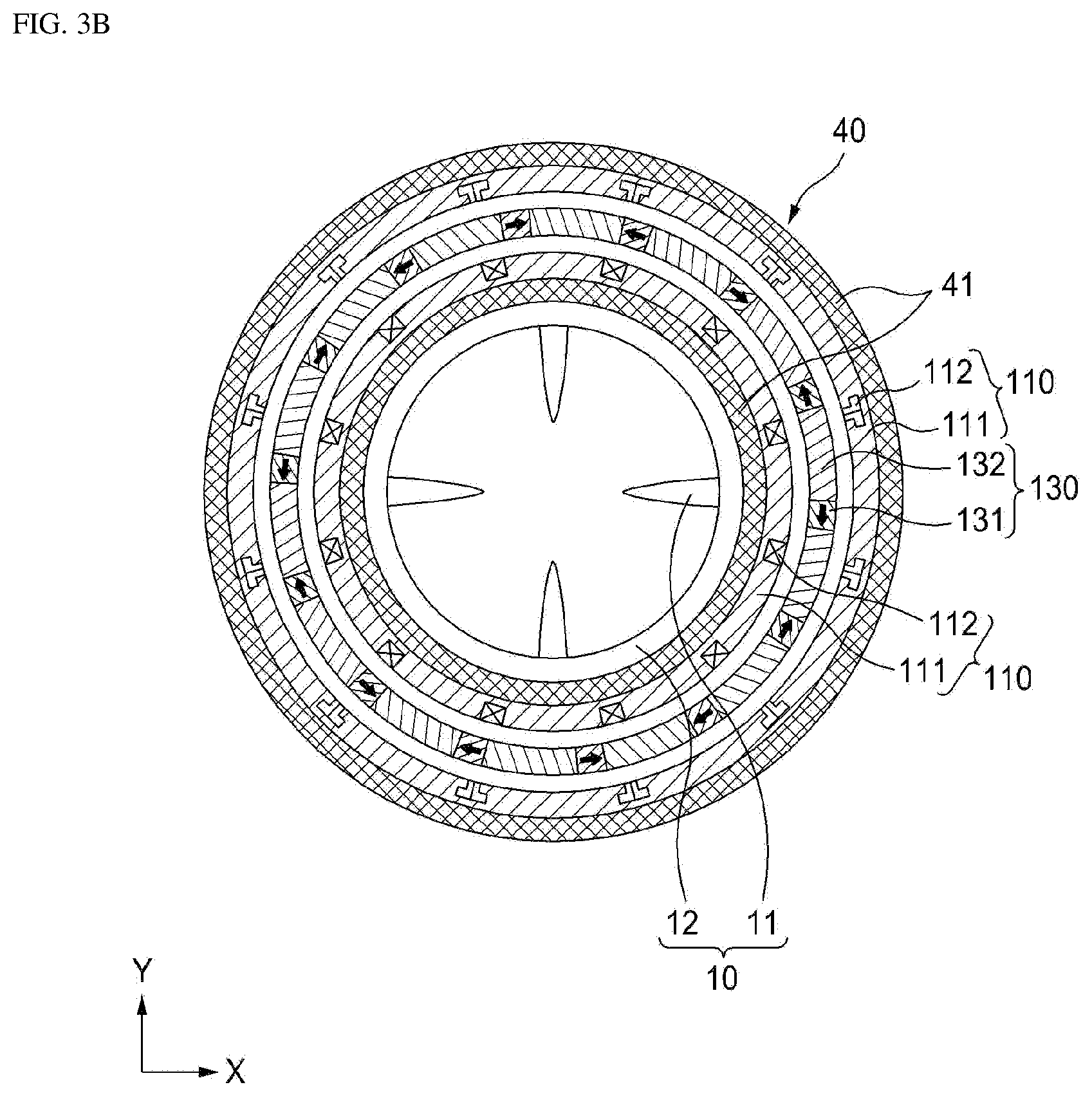 Patent US12097940 Figure 5 – High efficiency rotating equipment having contra-rotating propeller