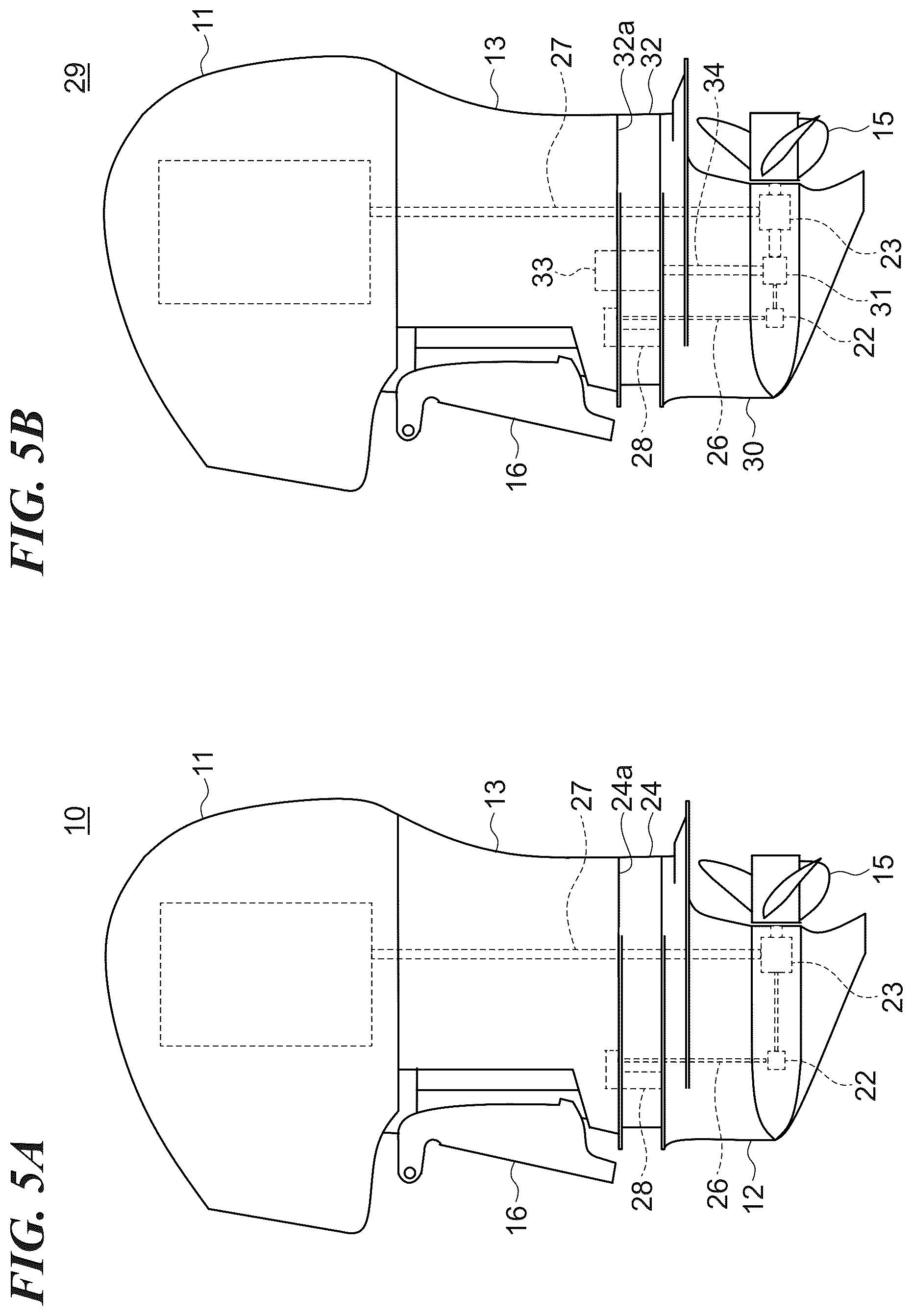 Patent US12097942 Figure 5 – Outboard motor, marine vessel, and marine propulsion device