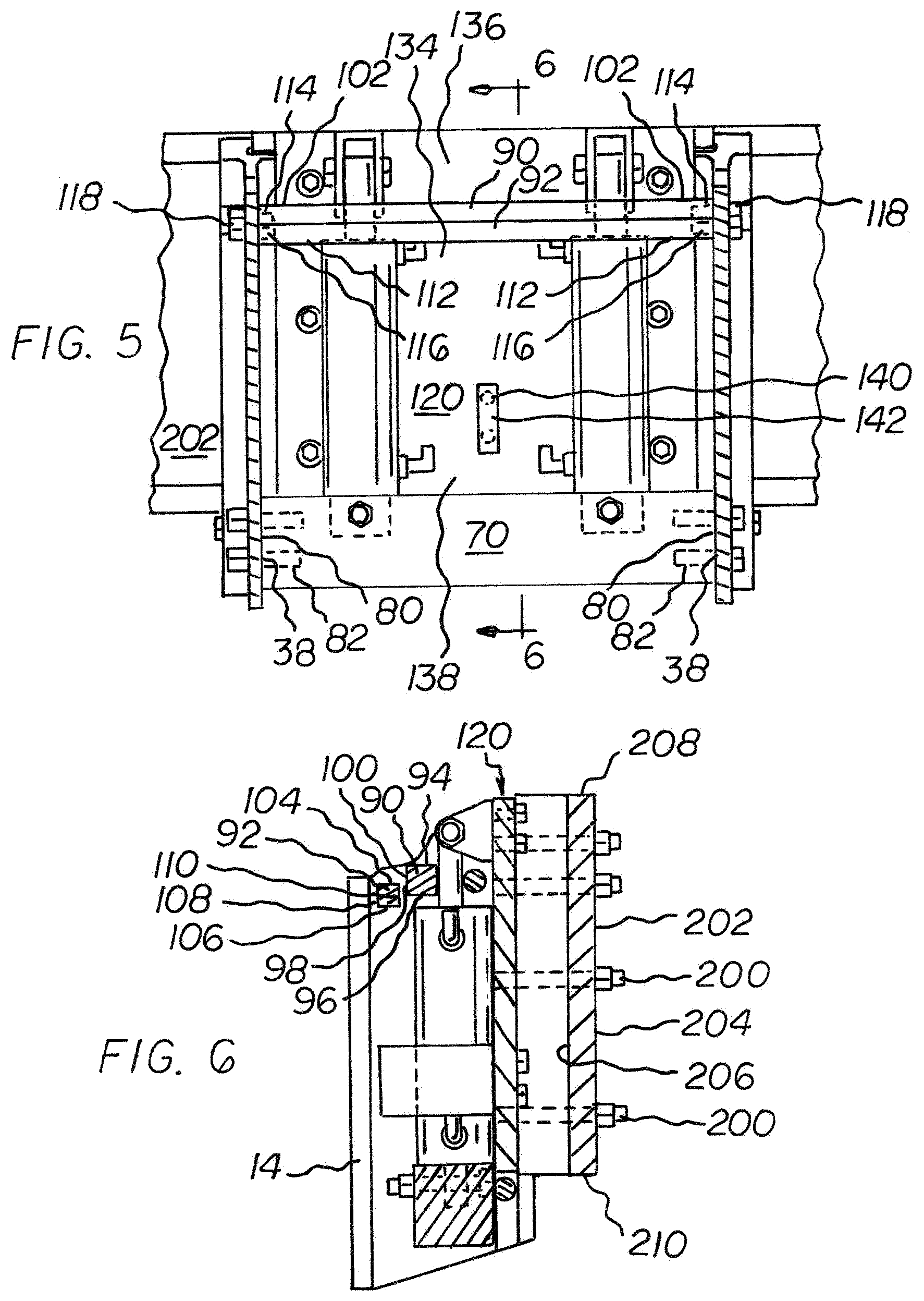 Patent US12097943 Figure 3 – Multi-engine, single mount, hydraulic jack plate with adjustable tensioning rods