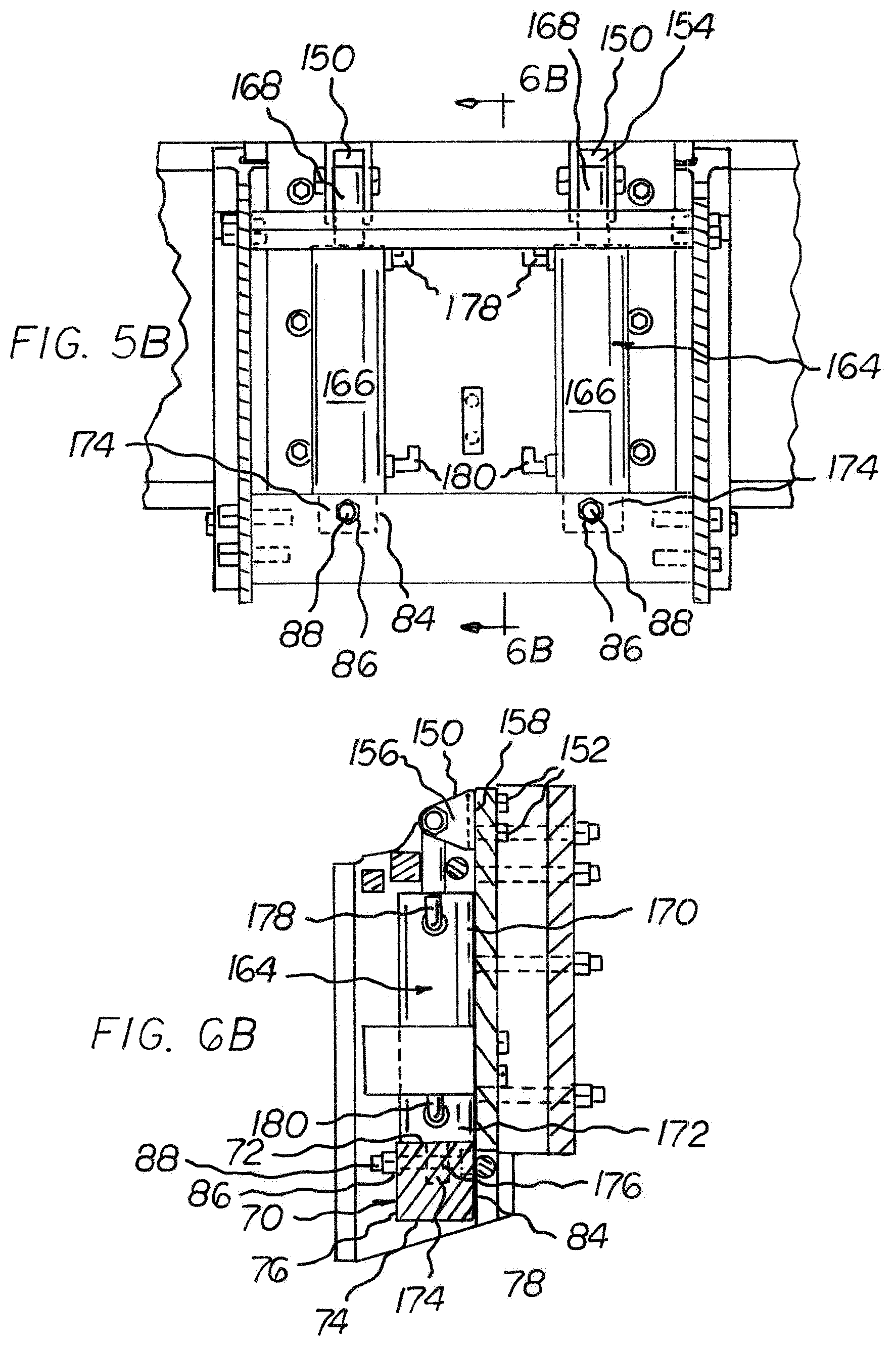 Patent US12097943 Figure 4 – Multi-engine, single mount, hydraulic jack plate with adjustable tensioning rods