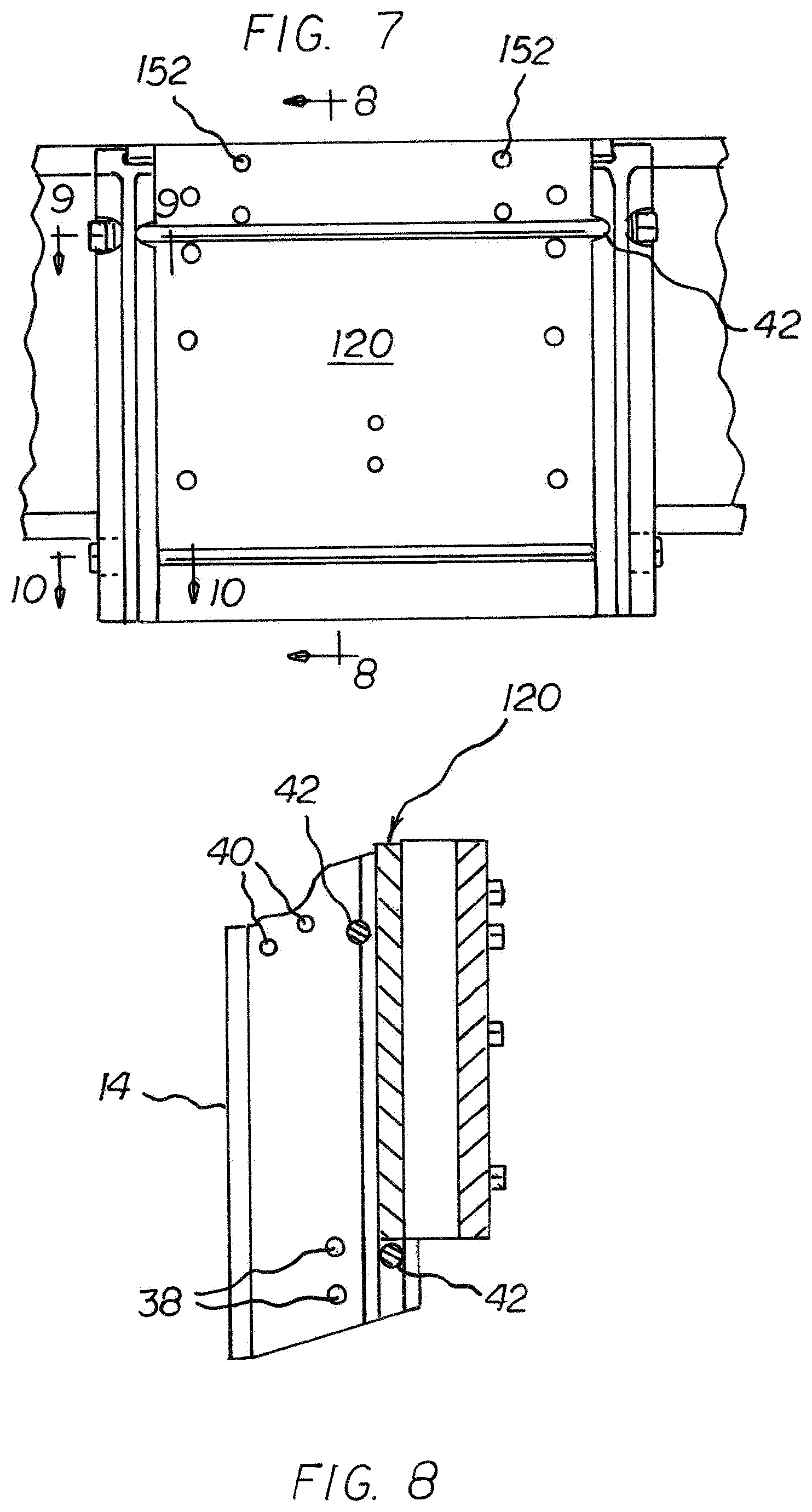 Patent US12097943 Figure 5 – Multi-engine, single mount, hydraulic jack plate with adjustable tensioning rods