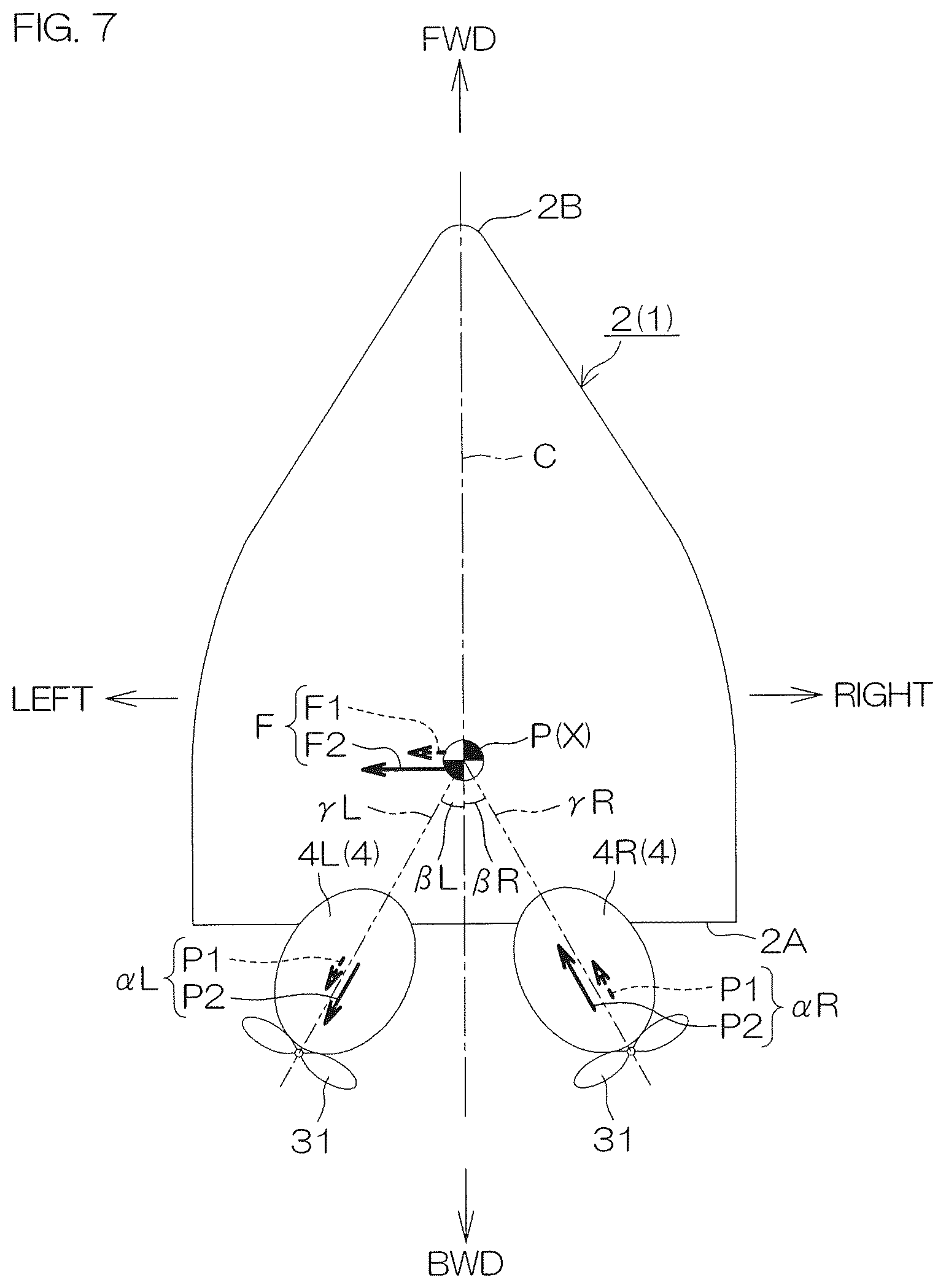 Patent US12097945 Figure 6 – Vessel operation system and vessel