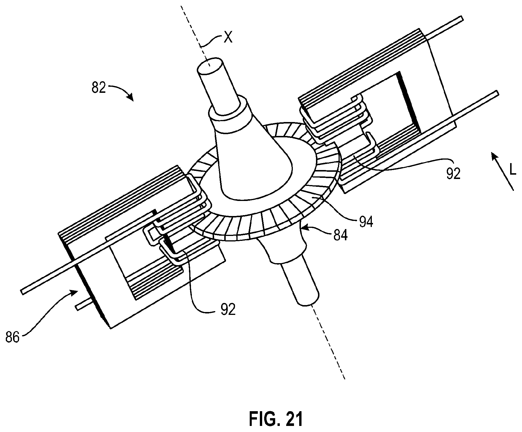 Patent US12097947 Figure 9 – Propulsion unit with foldable propeller blades and method for folding the blades