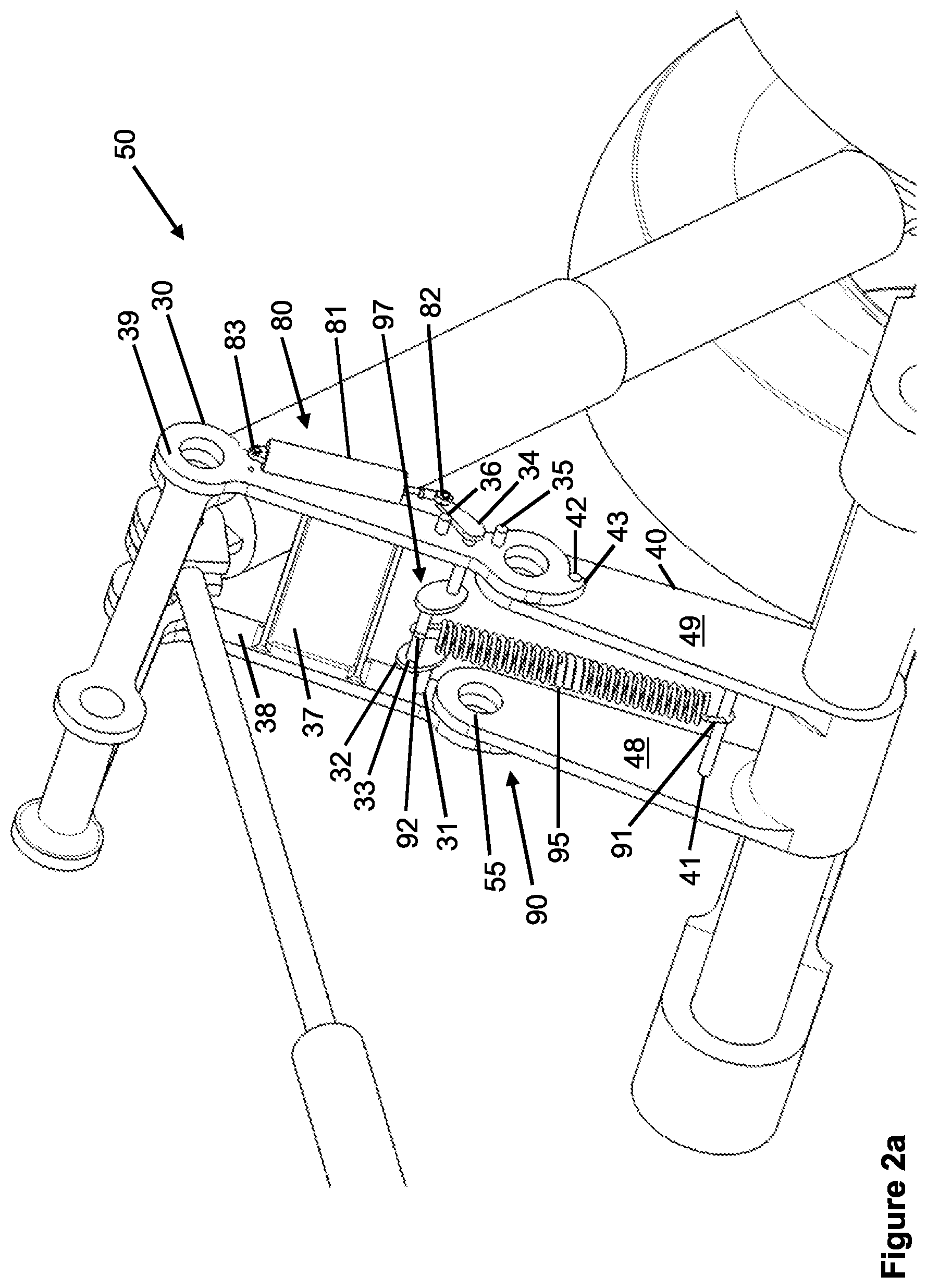 Patent US12097951 Figure 2 – Landing gear assembly