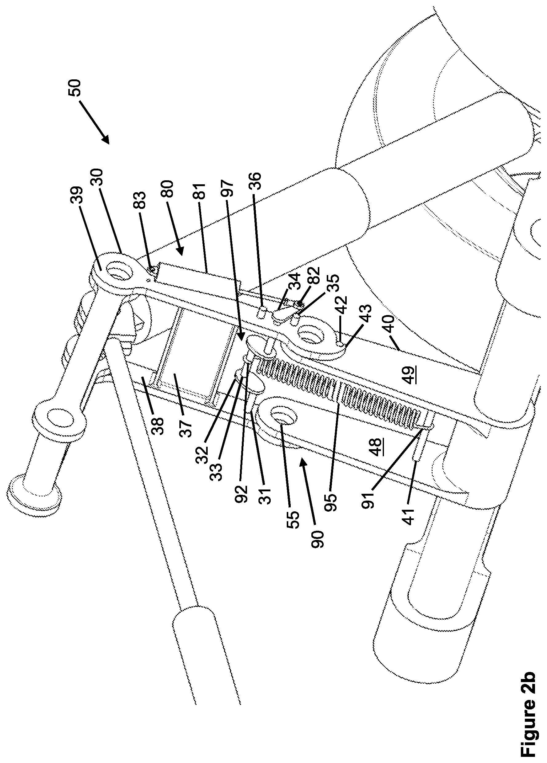 Patent US12097951 Figure 3 – Landing gear assembly