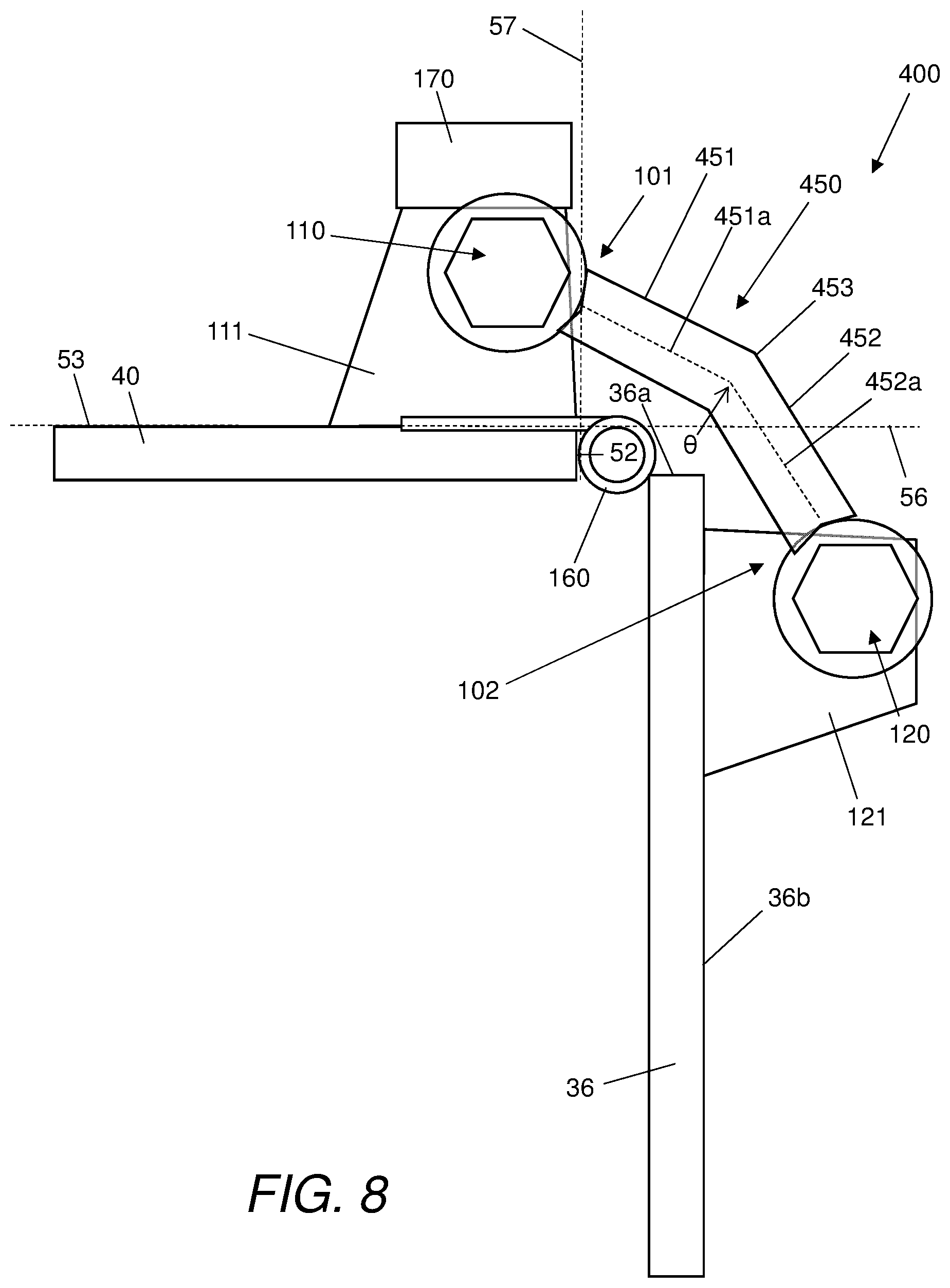 Patent US12097953 Figure 4 – Trailing edge panel support