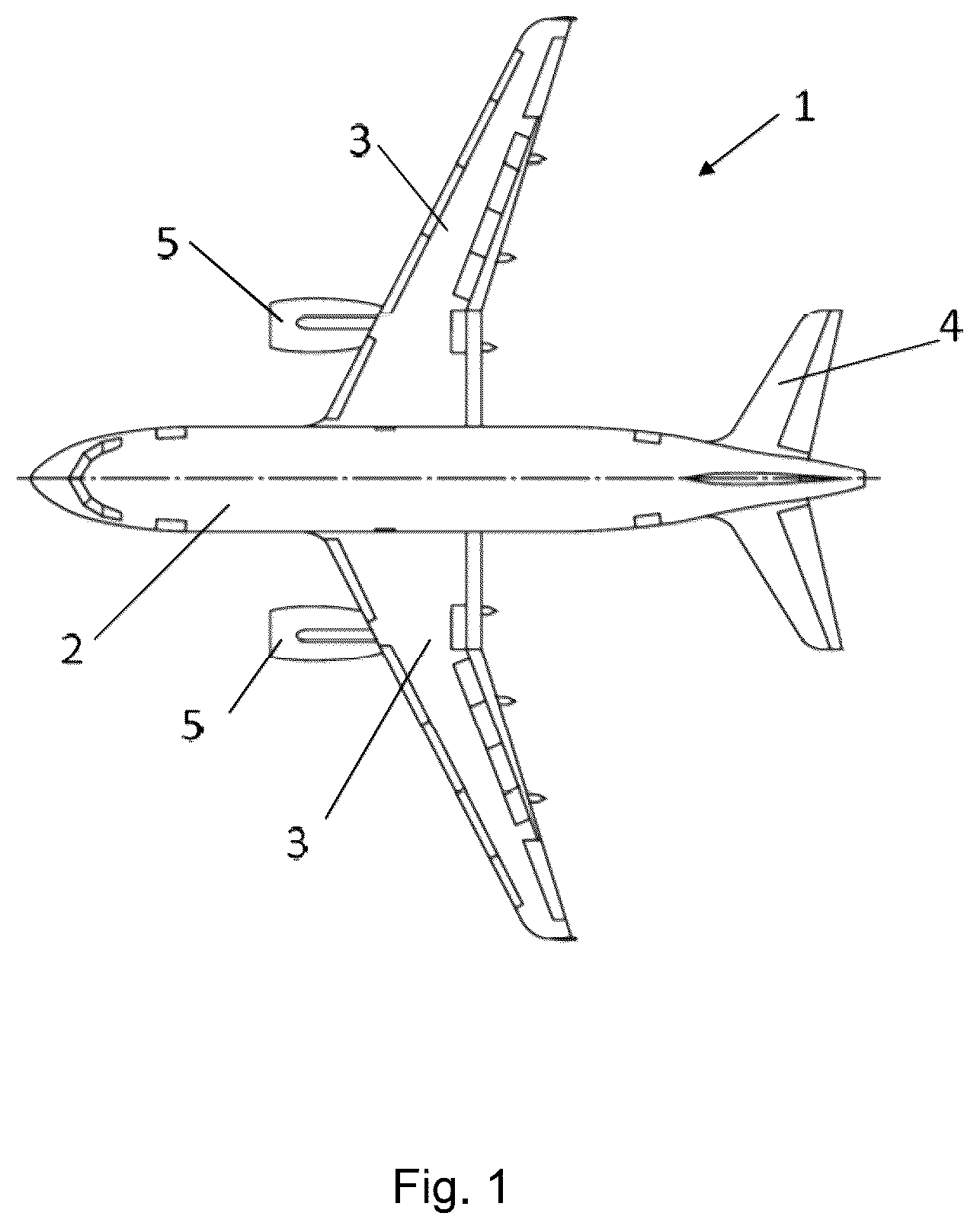 Patent US12097954 Figure 1 – Moveable wing tip arrangements and methods