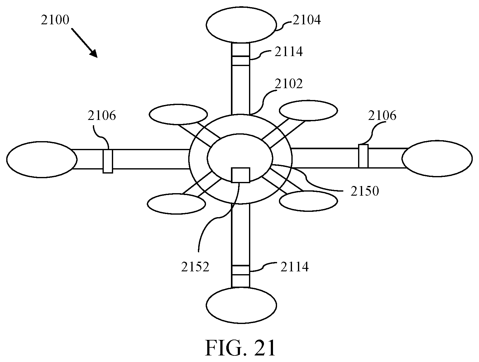 Patent US12097955 Figure 10 – Drone device security system for protecting a package