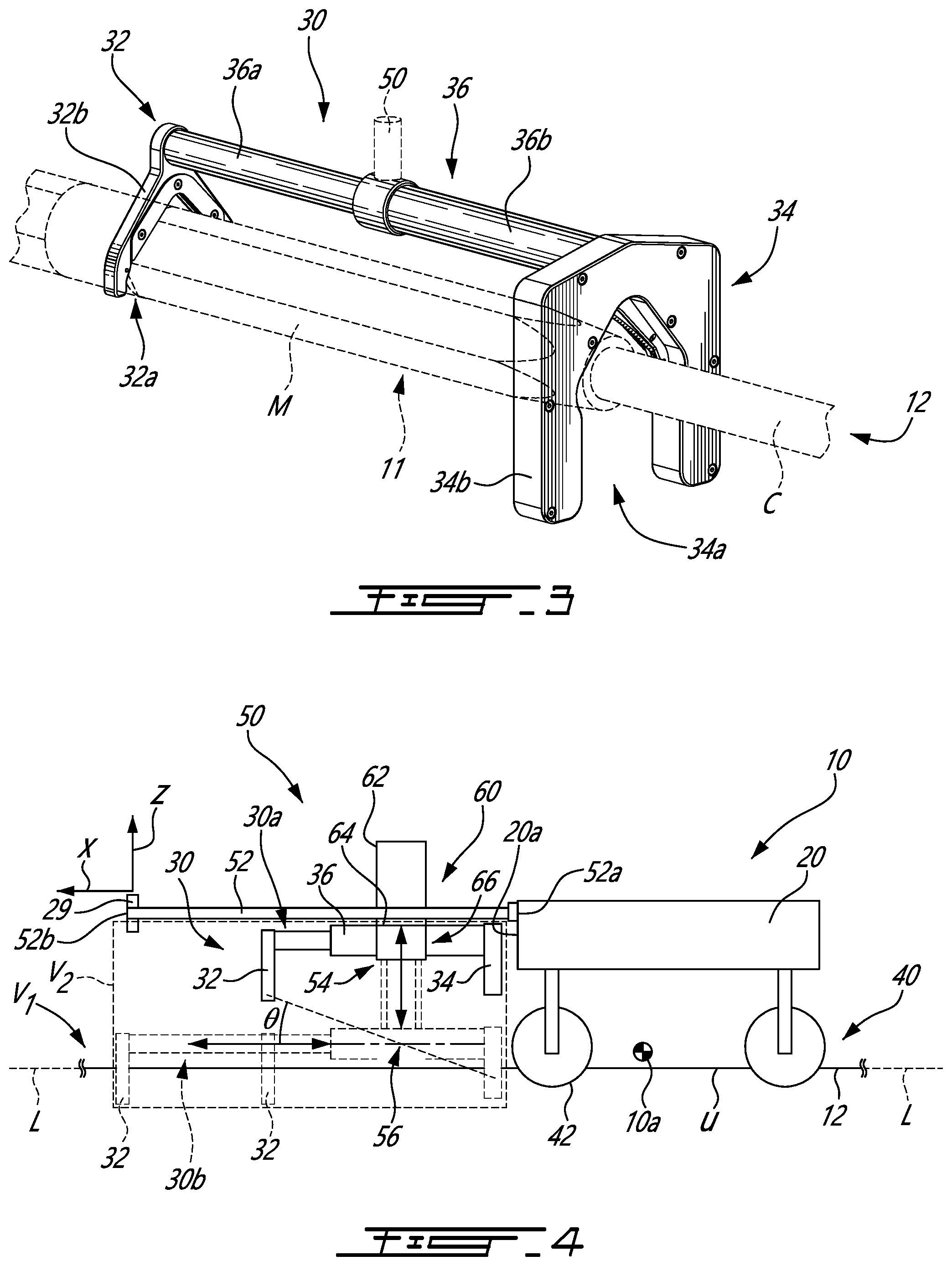 Patent US12097956 Figure 2 – Drone with tool positioning system