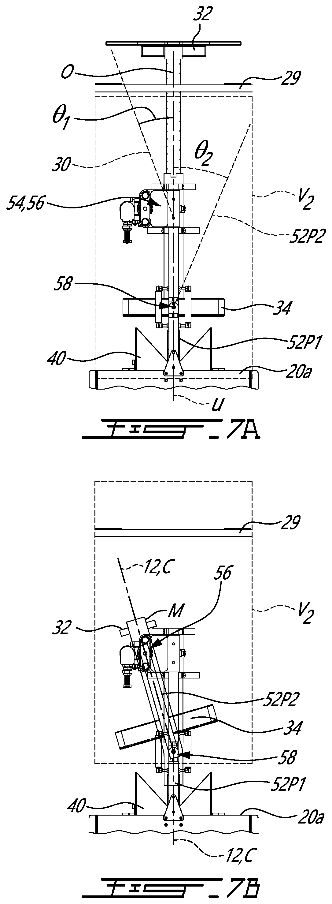Patent US12097956 Figure 6 – Drone with tool positioning system