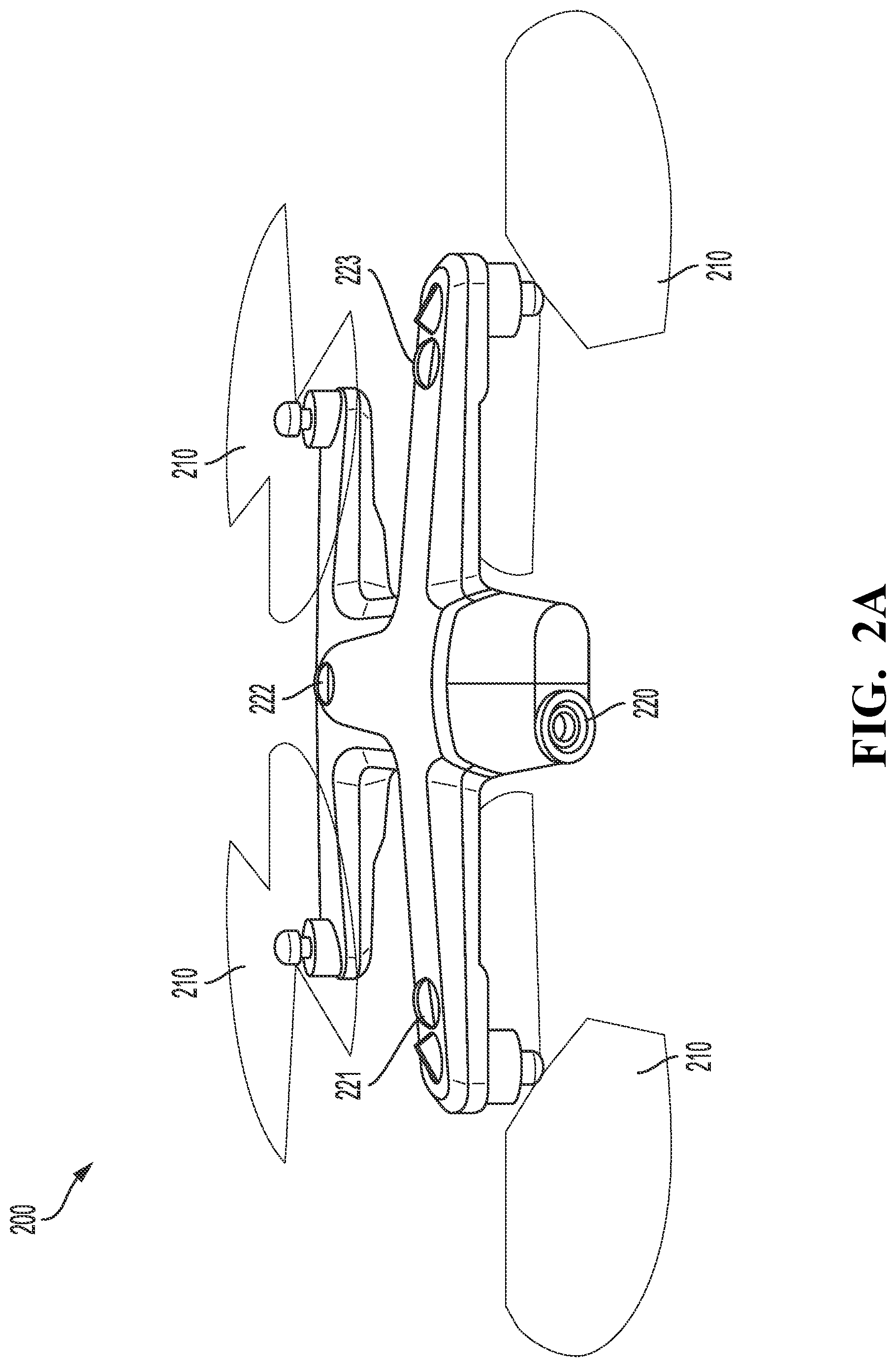 Patent US12097957 Figure 2 – Structure scan using unmanned aerial vehicle