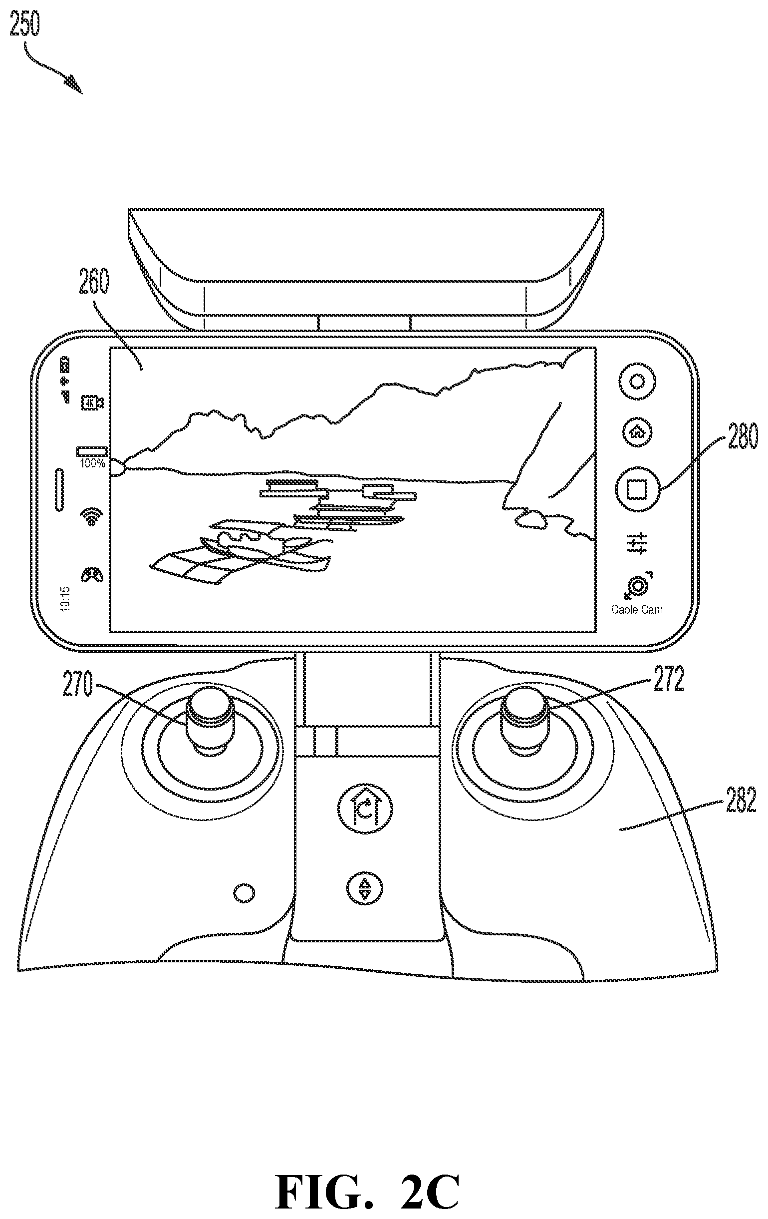 Patent US12097957 Figure 4 – Structure scan using unmanned aerial vehicle