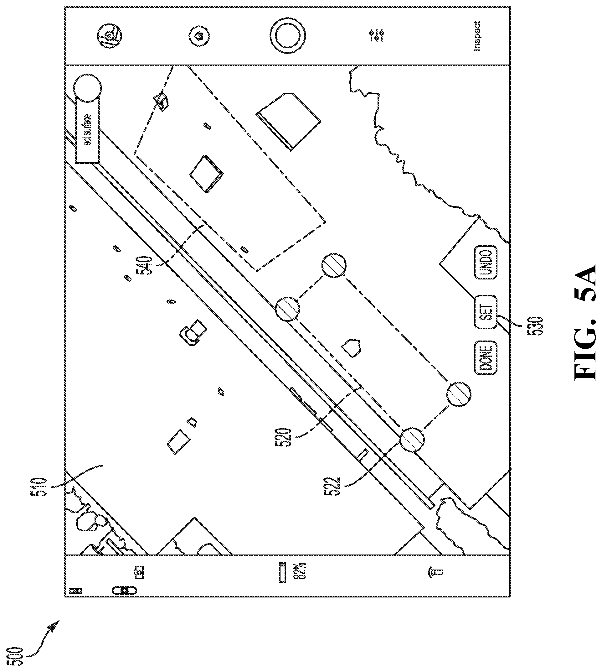 Patent US12097957 Figure 7 – Structure scan using unmanned aerial vehicle