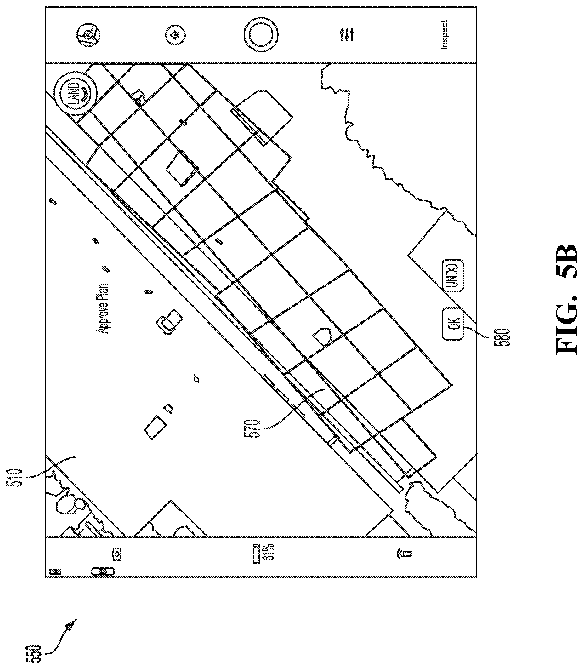 Patent US12097957 Figure 8 – Structure scan using unmanned aerial vehicle