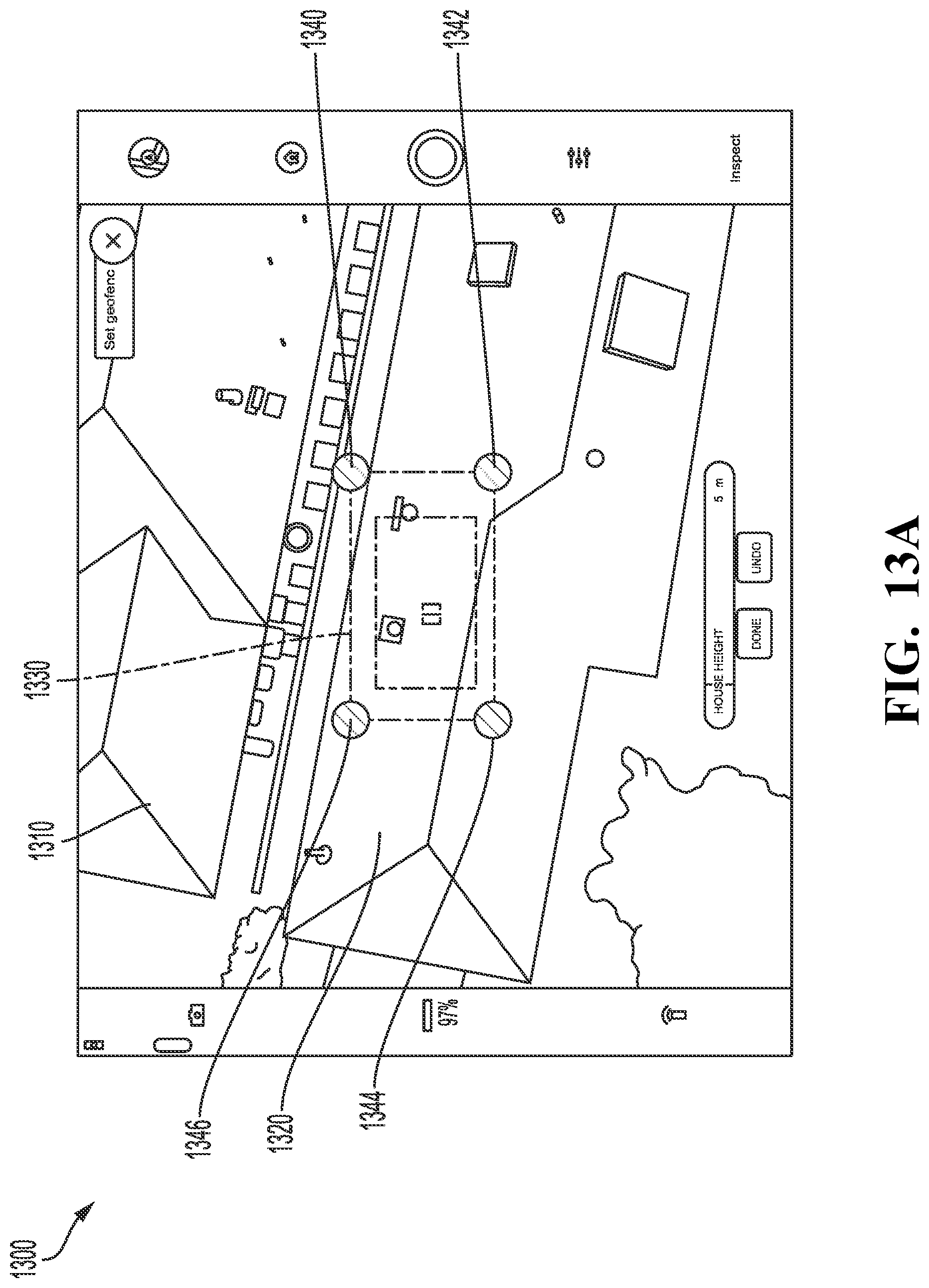 Patent US12097957 Figure 16 – Structure scan using unmanned aerial vehicle