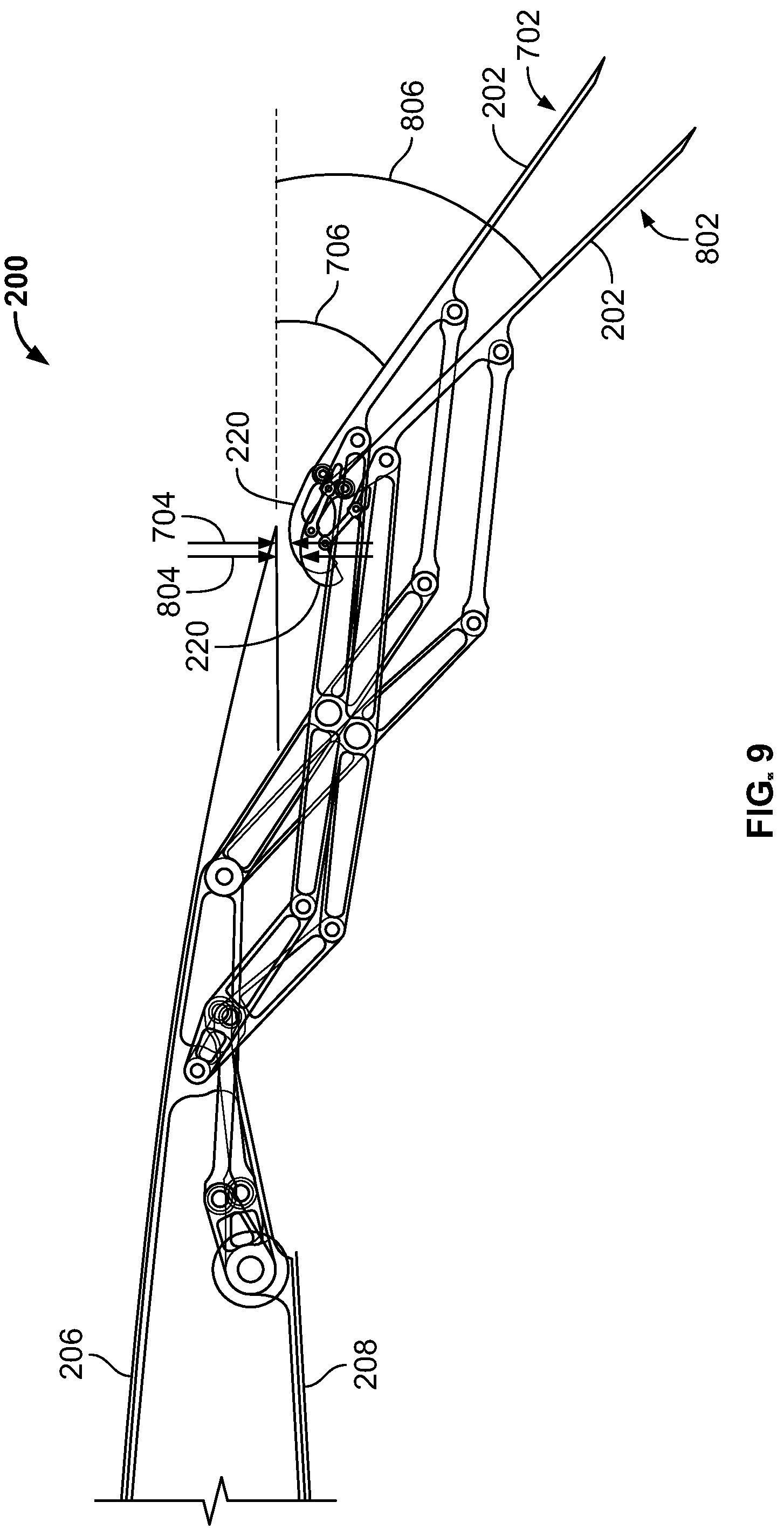 Patent US12097959 Figure 9 – Underwing-mounted trailing edge flaps for wings of aircraft