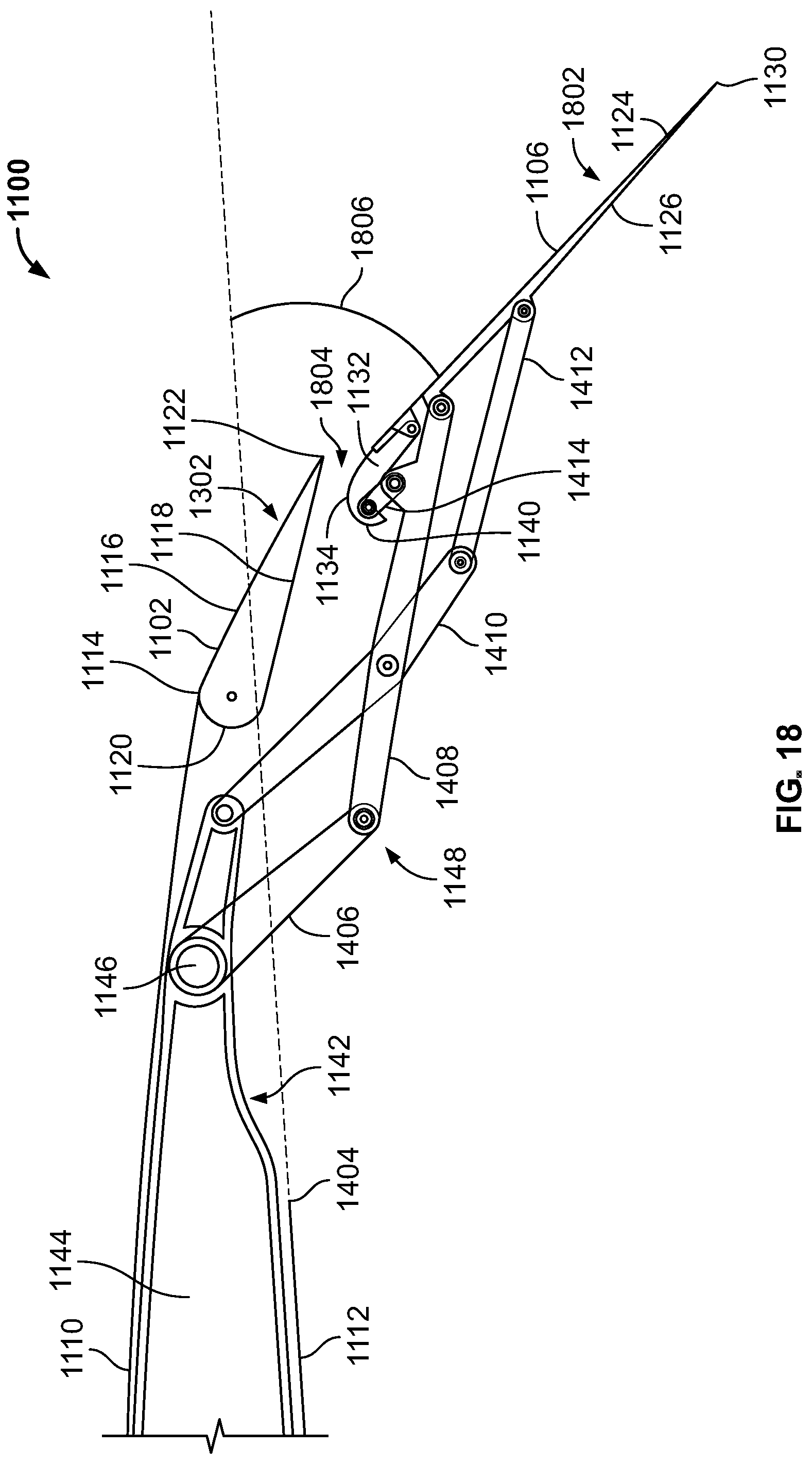 Patent US12097959 Figure 18 – Underwing-mounted trailing edge flaps for wings of aircraft