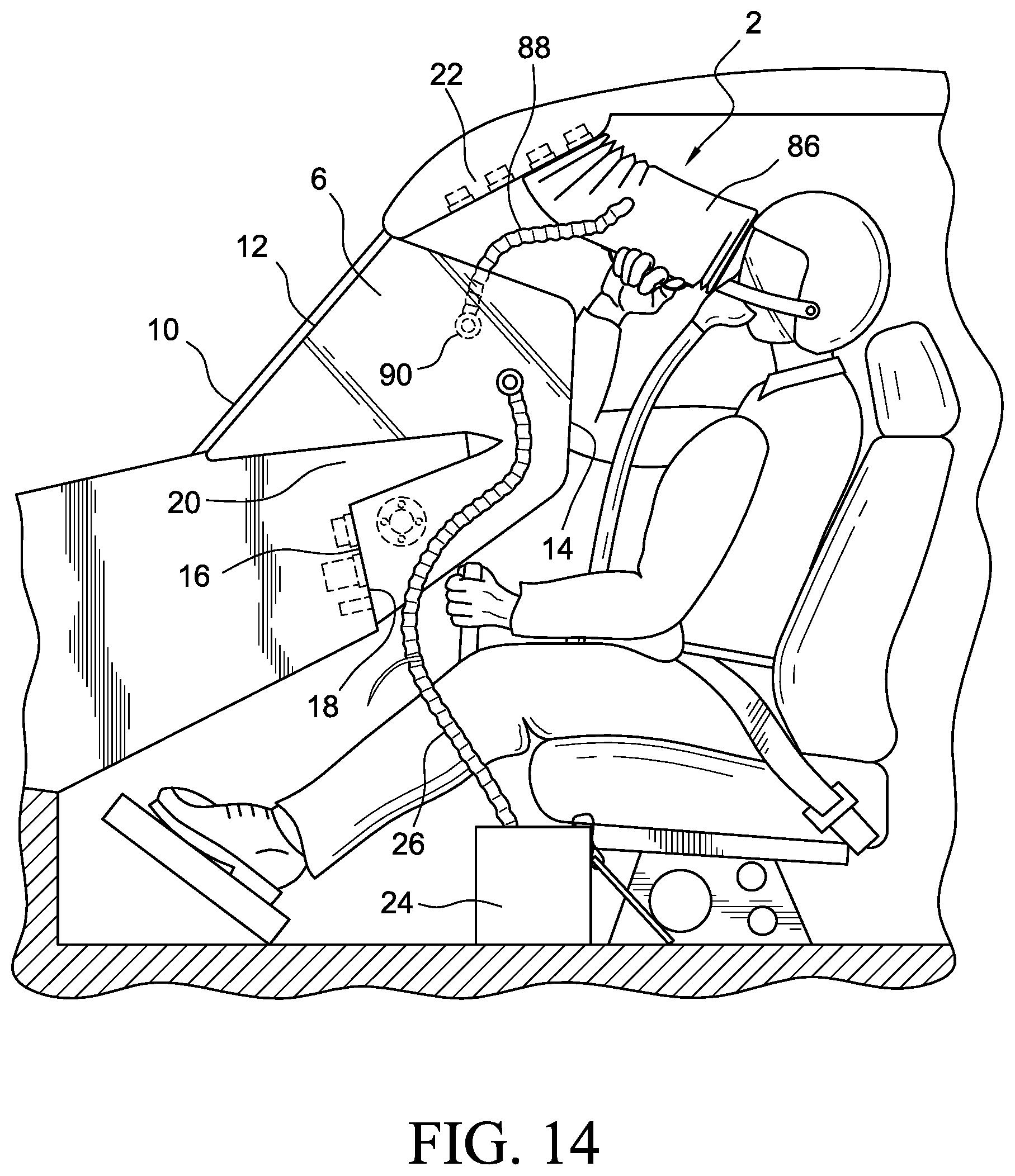 Patent US12097964 Figure 9 – Emergency vision system with fixed and hand-held enclosures