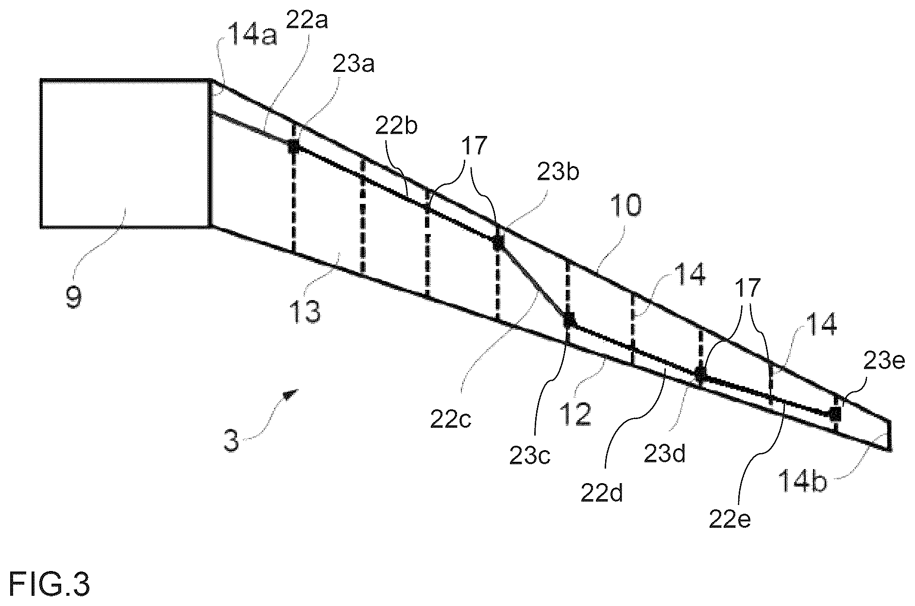 Patent US12097966 Figure 2 – Fuel pipe assembly