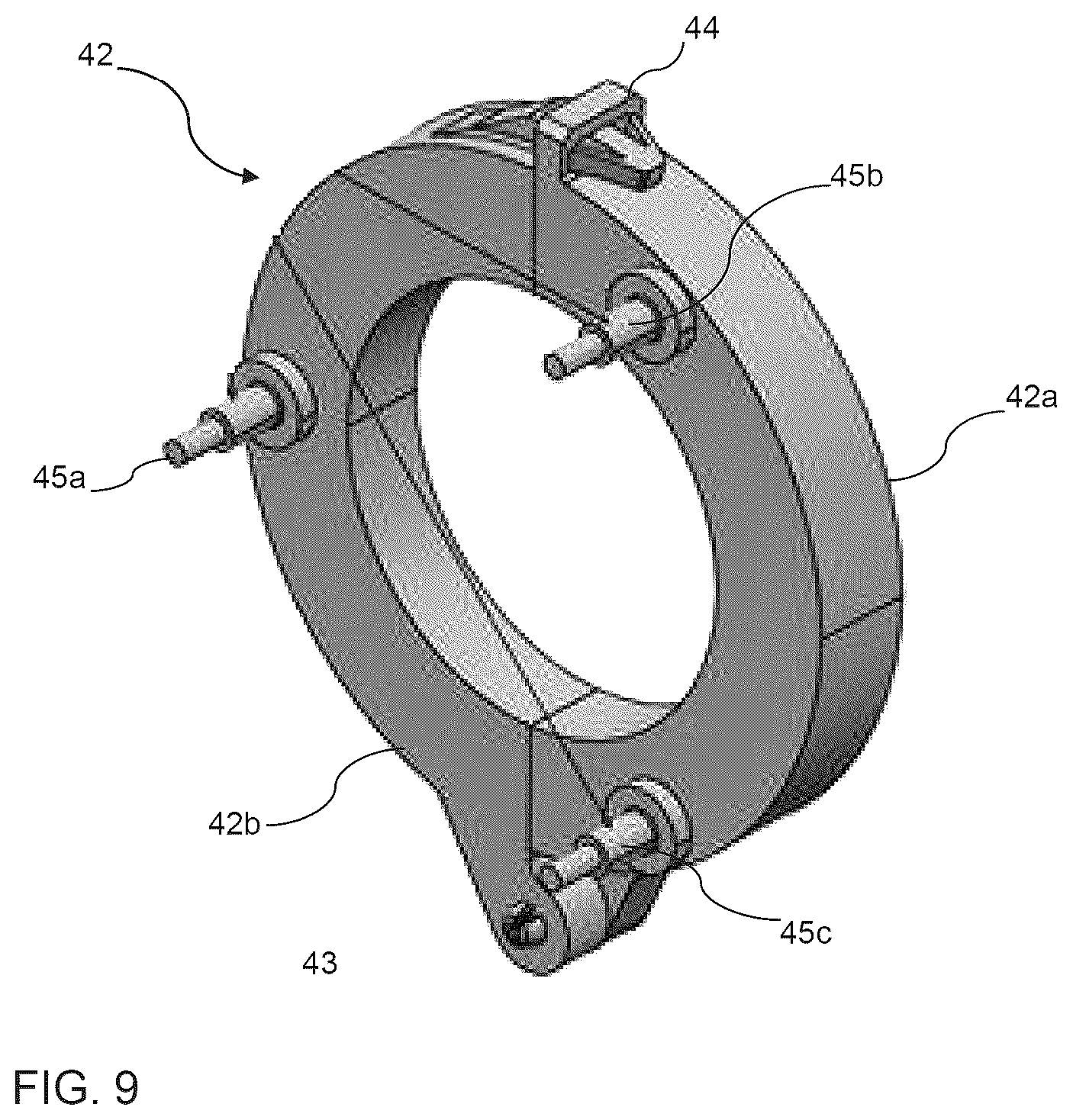 Patent US12097966 Figure 8 – Fuel pipe assembly