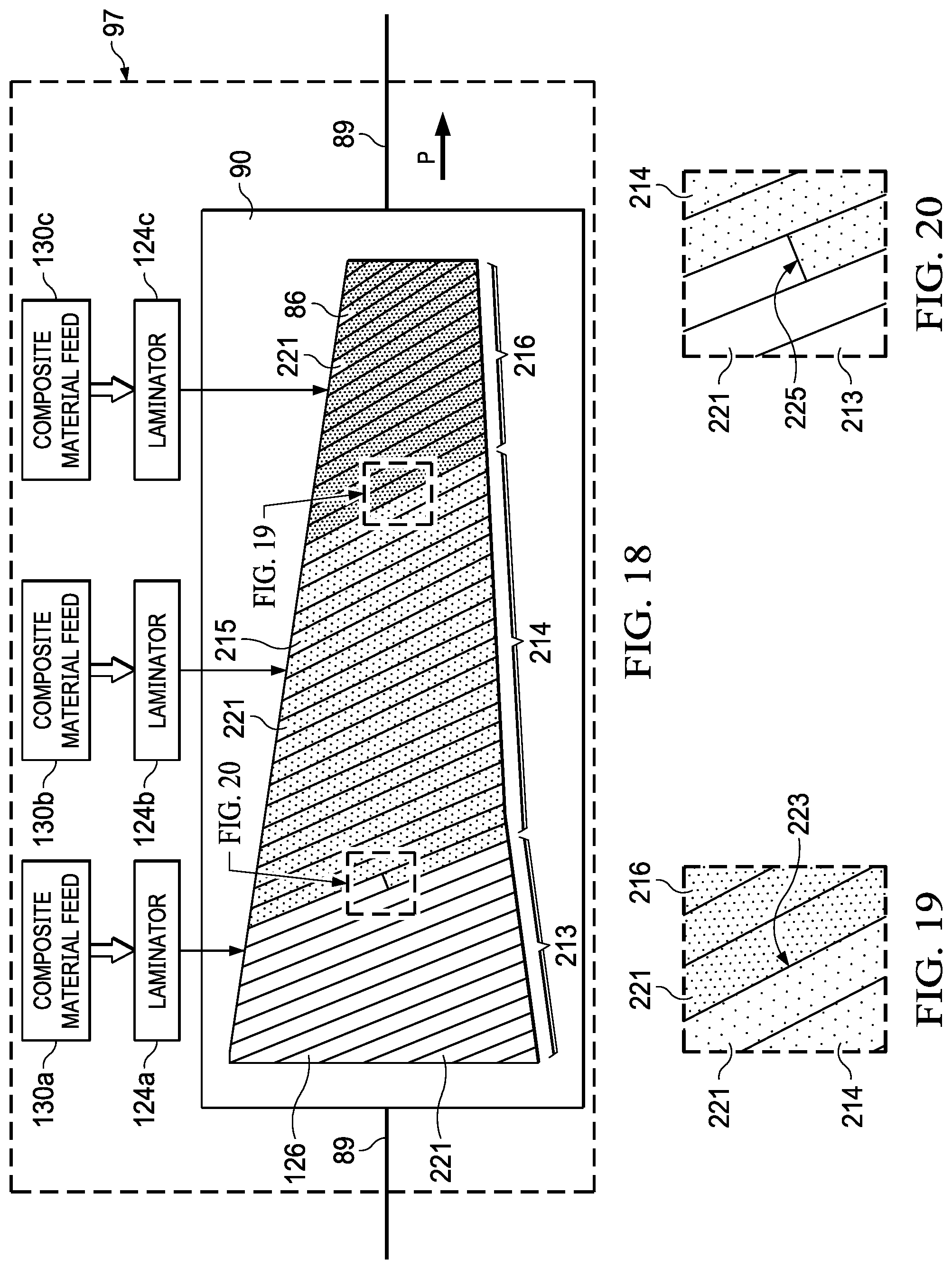 Patent US12097973 Figure 13 – Composite wing panels and fabrication method