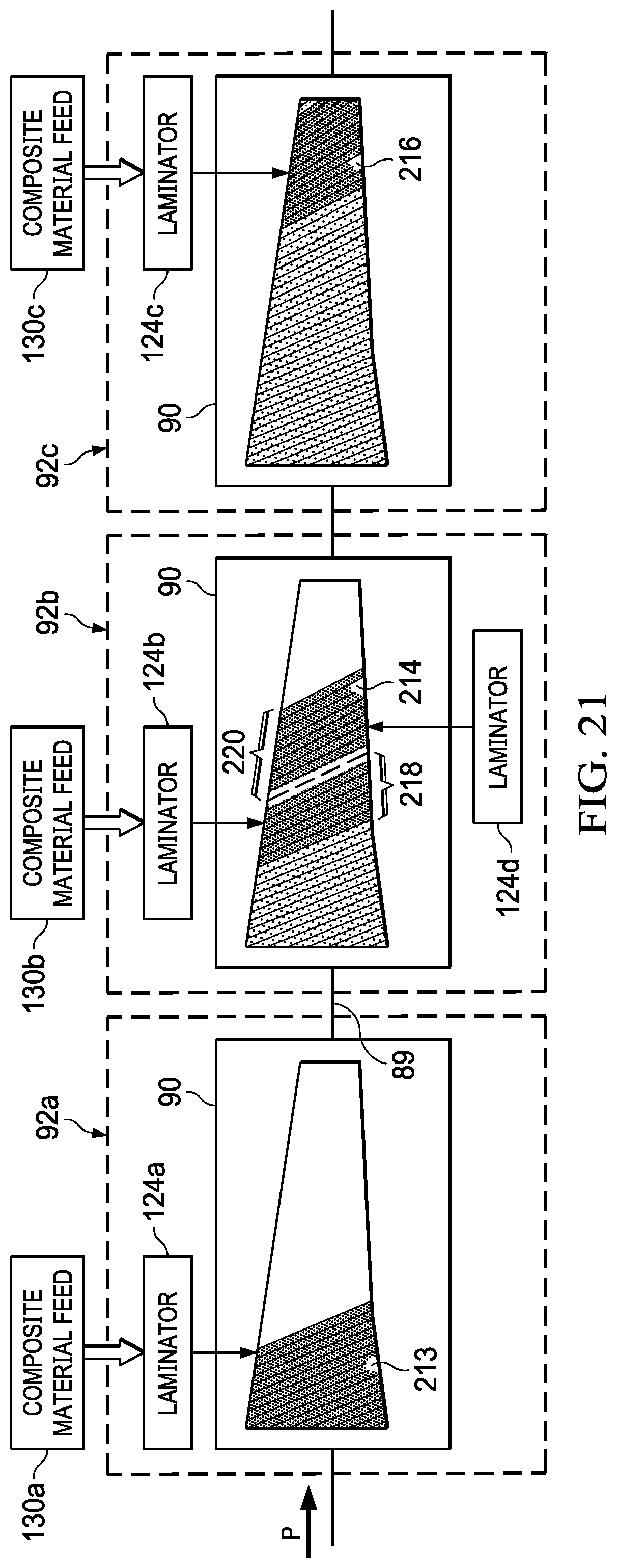Patent US12097973 Figure 14 – Composite wing panels and fabrication method