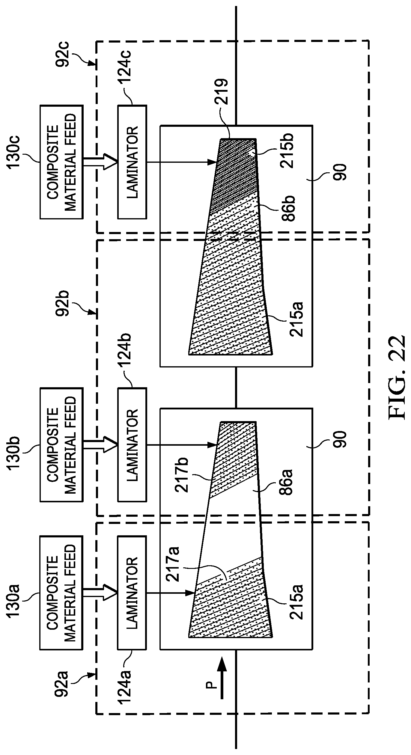 Patent US12097973 Figure 15 – Composite wing panels and fabrication method