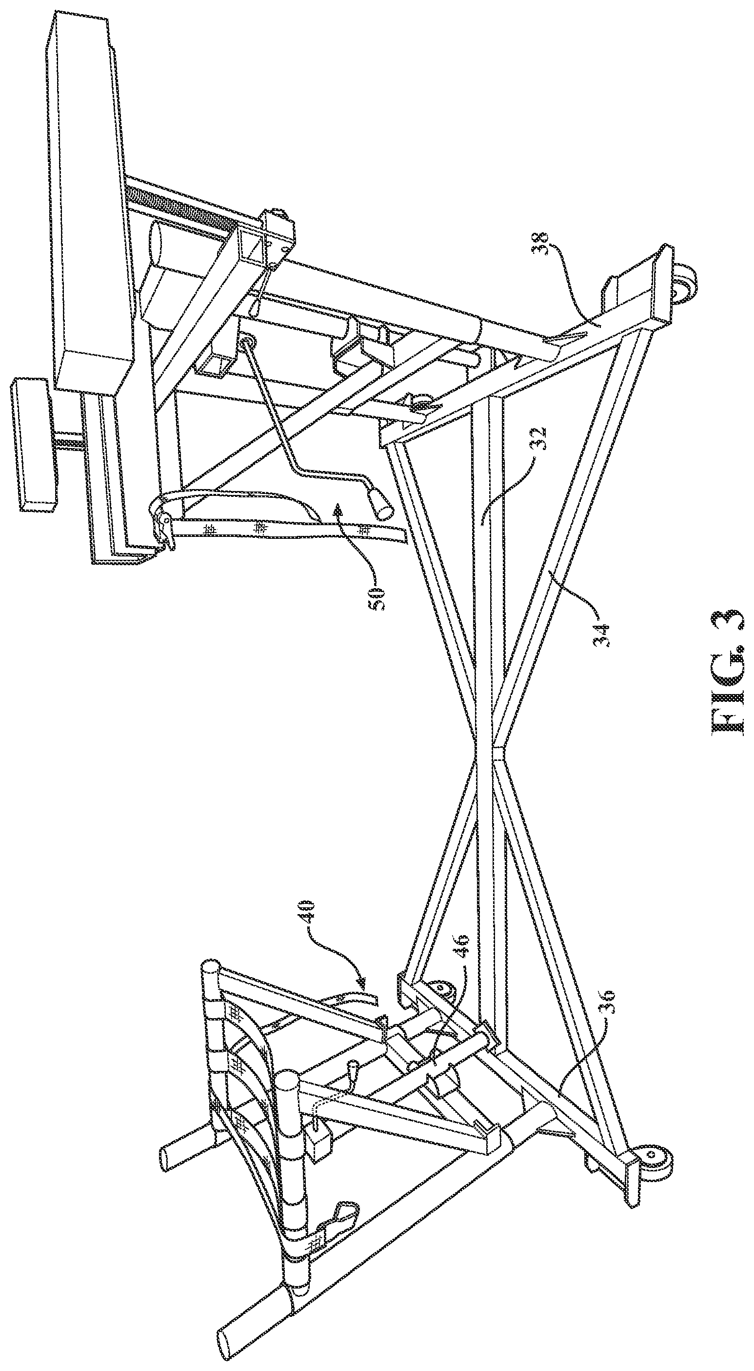 Patent US12097975 Figure 3 – Tail boom support stand assembly