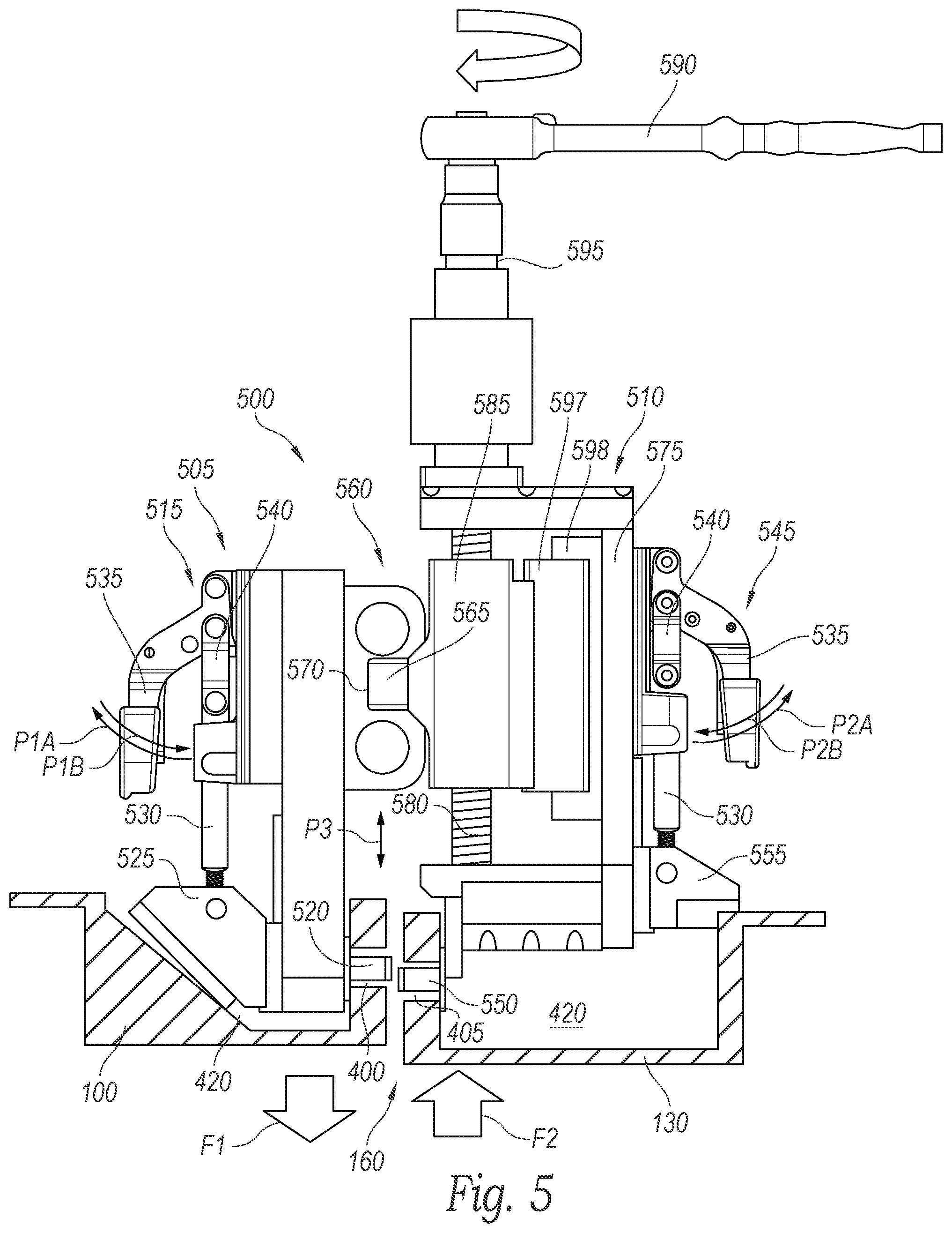 Patent US12097976 Figure 3 – Horizontal integration tooling for launch vehicles, and associated systems and methods