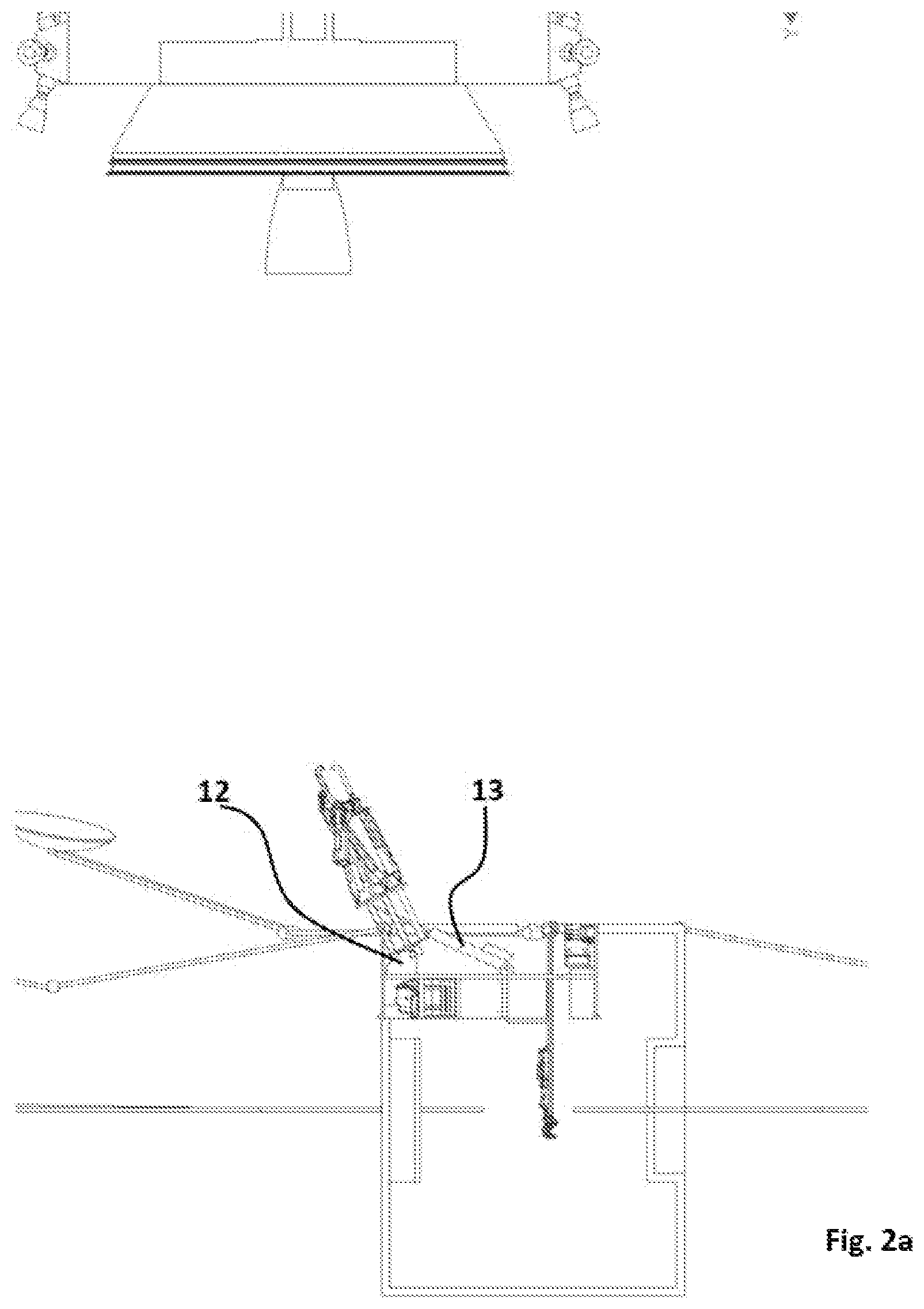 Patent US12097978 Figure 3 – Docking structure for satellite docking including a parallel manipulator with a telescopic capturing pincher and a plurality of motorized clamps