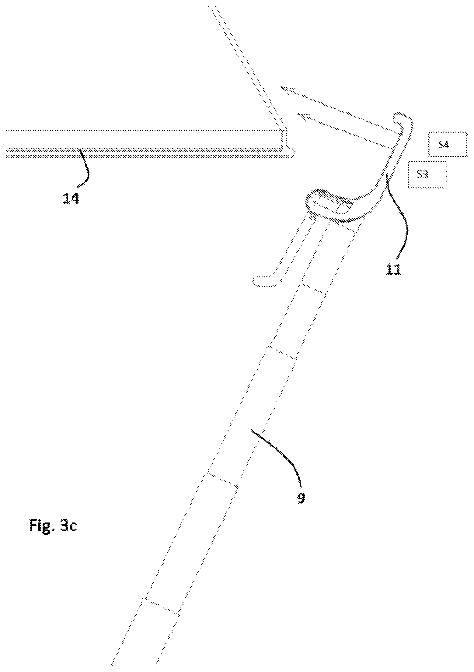 Patent US12097978 Figure 6 – Docking structure for satellite docking including a parallel manipulator with a telescopic capturing pincher and a plurality of motorized clamps