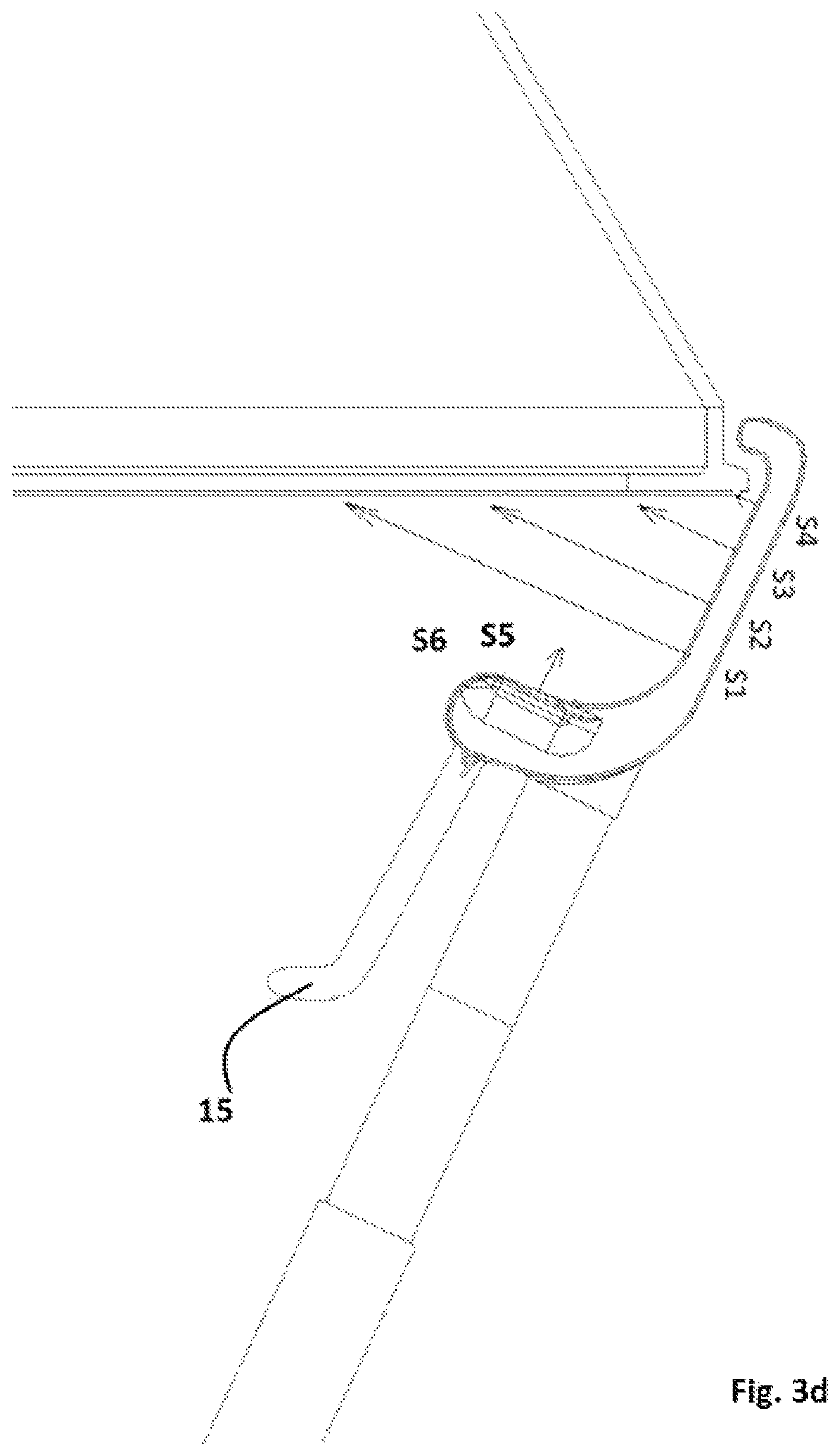 Patent US12097978 Figure 7 – Docking structure for satellite docking including a parallel manipulator with a telescopic capturing pincher and a plurality of motorized clamps