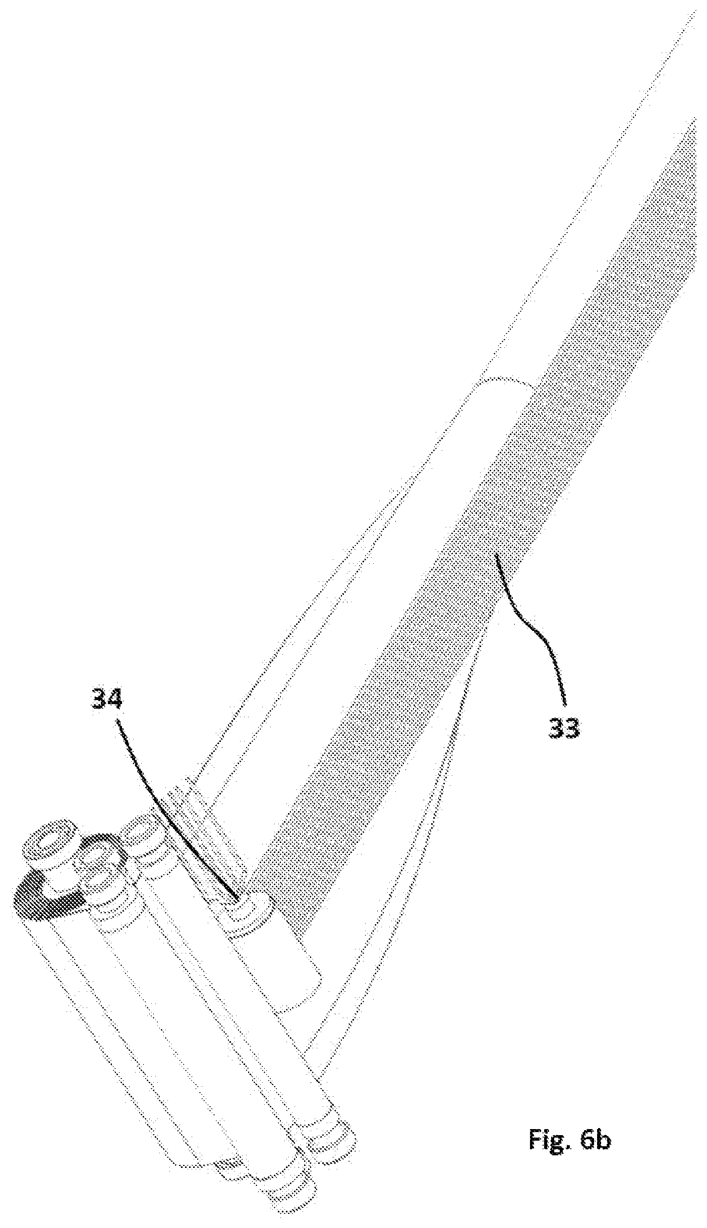Patent US12097978 Figure 19 – Docking structure for satellite docking including a parallel manipulator with a telescopic capturing pincher and a plurality of motorized clamps