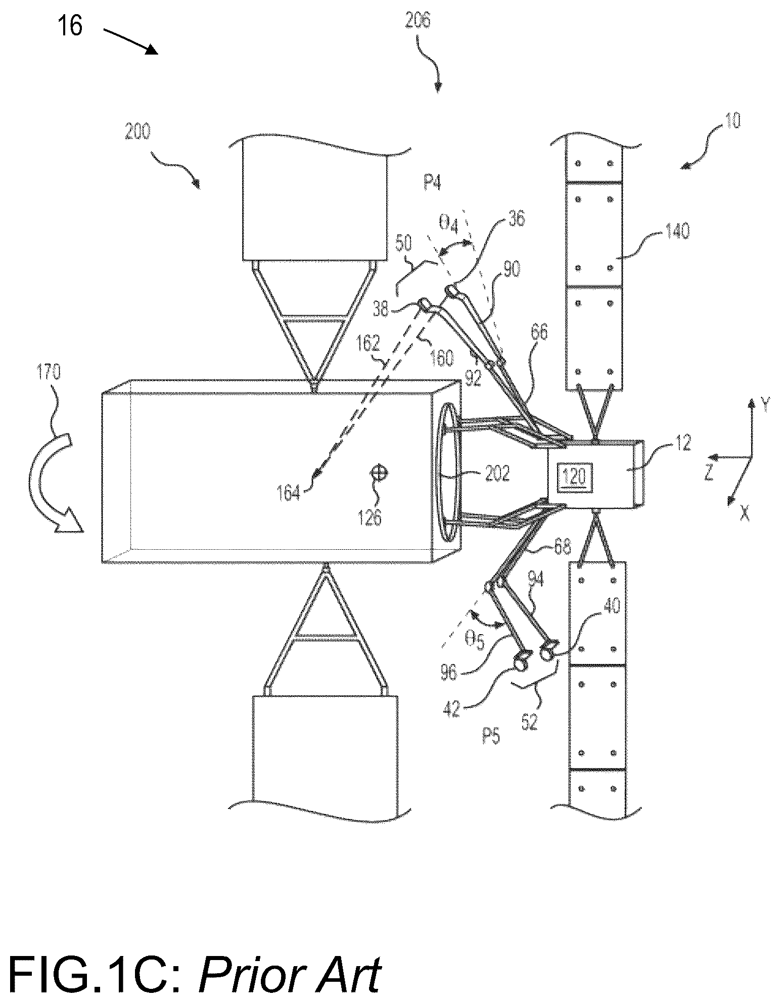 Patent US12097979 Figure 3 – Satellite for rendezvous and docking using electric propulsion thrusters
