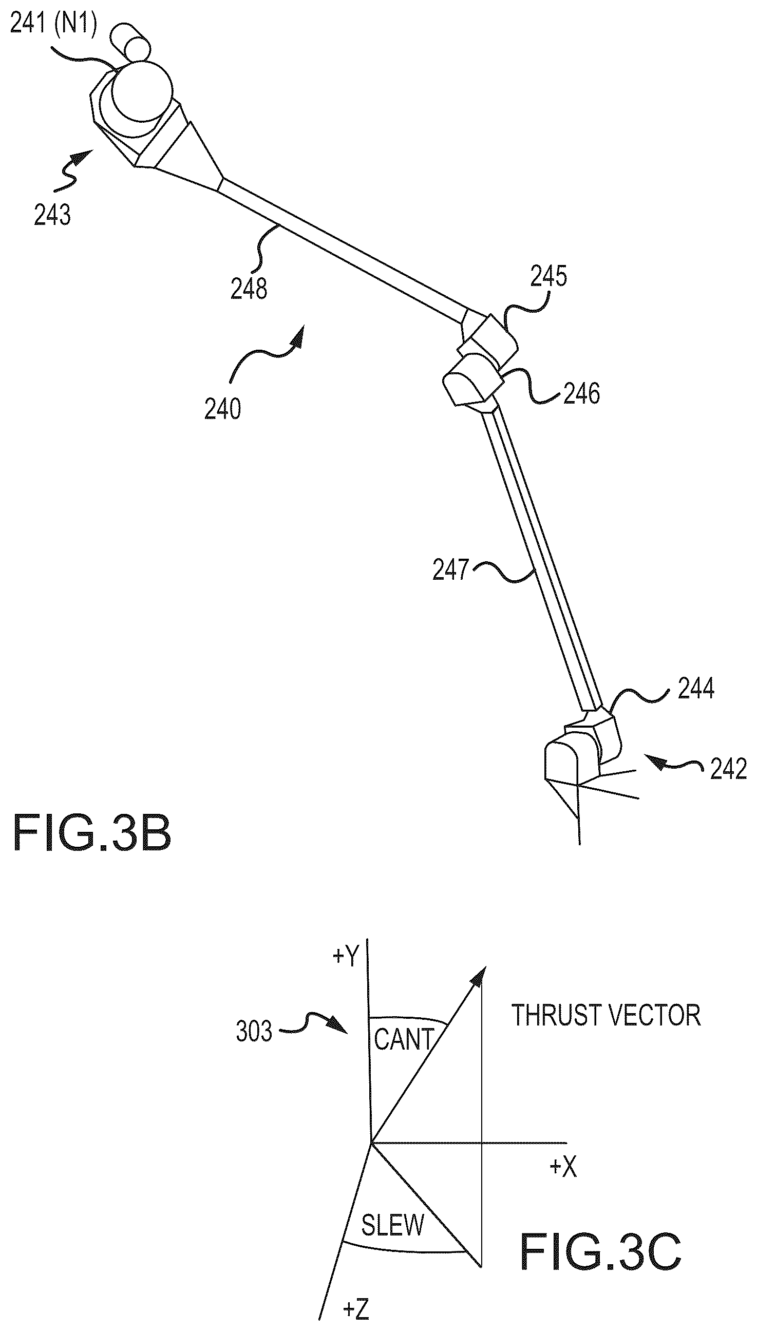 Patent US12097979 Figure 6 – Satellite for rendezvous and docking using electric propulsion thrusters