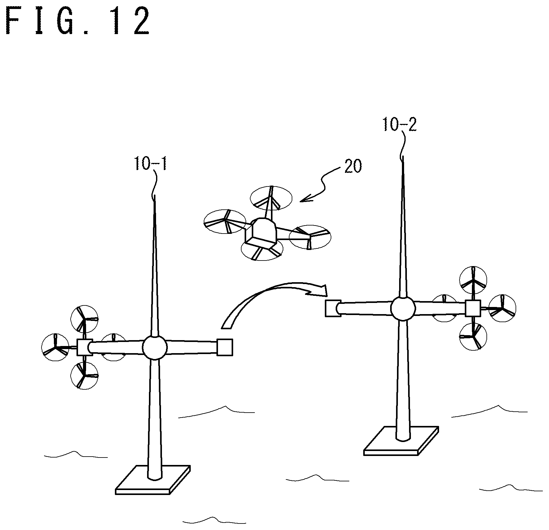Patent US12097981 Figure 11 – Flying object and flying object system