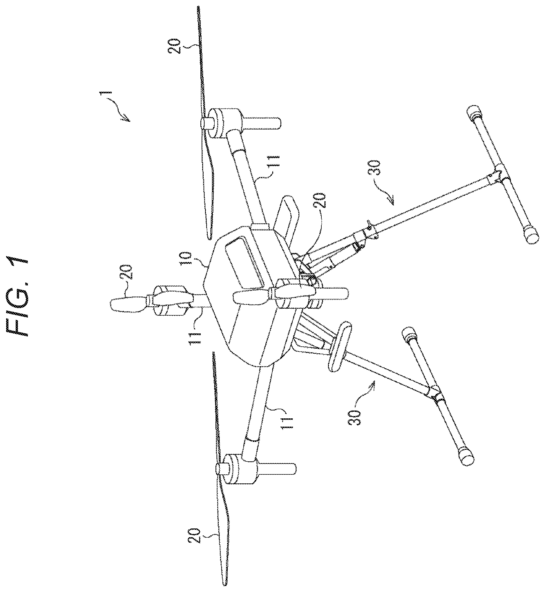 Patent US12097982 Figure 1 – Landing device