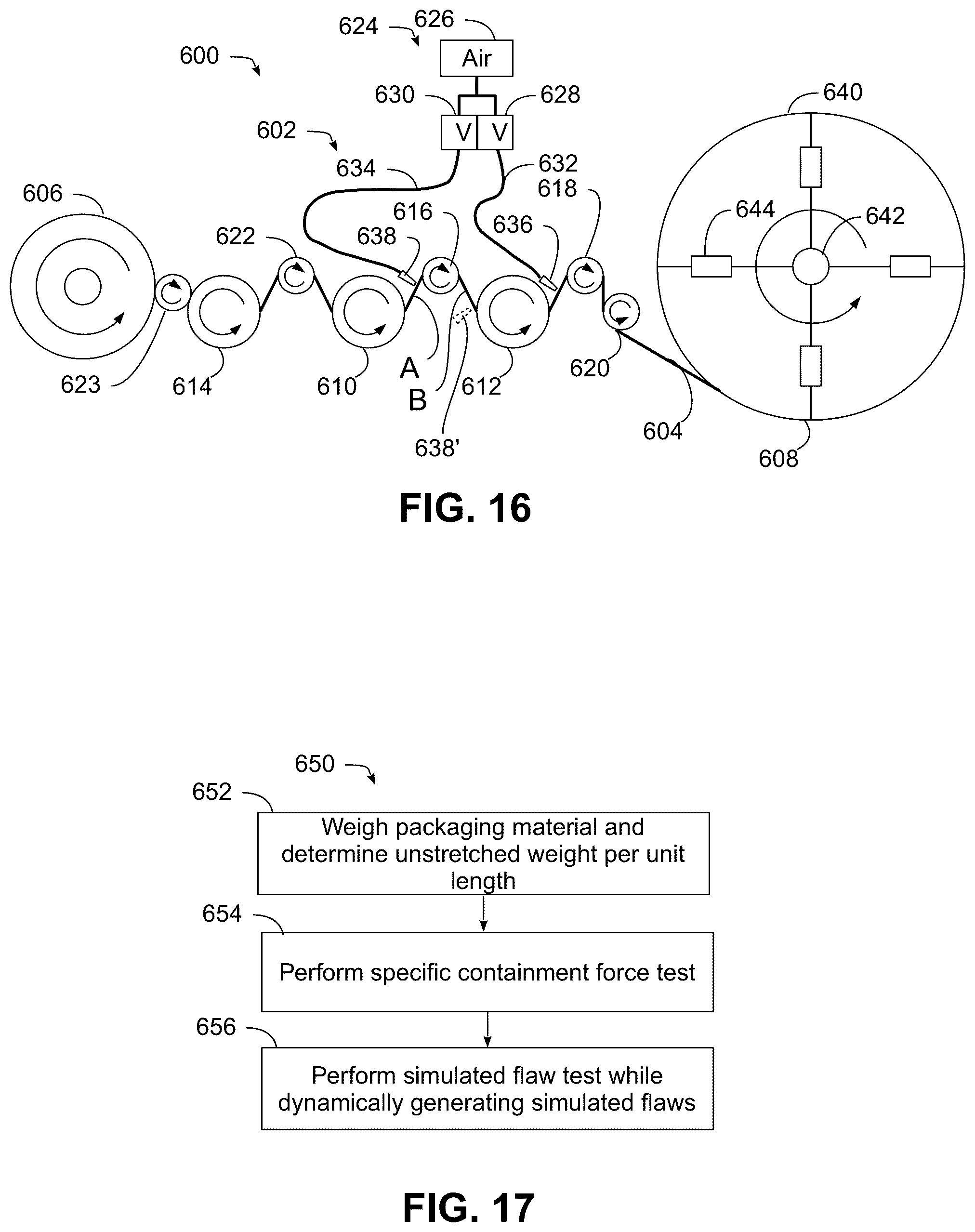 Patent US12097988 Figure 13 – Packaging material evaluation and apparatus therefor for evaluating simulated flaws