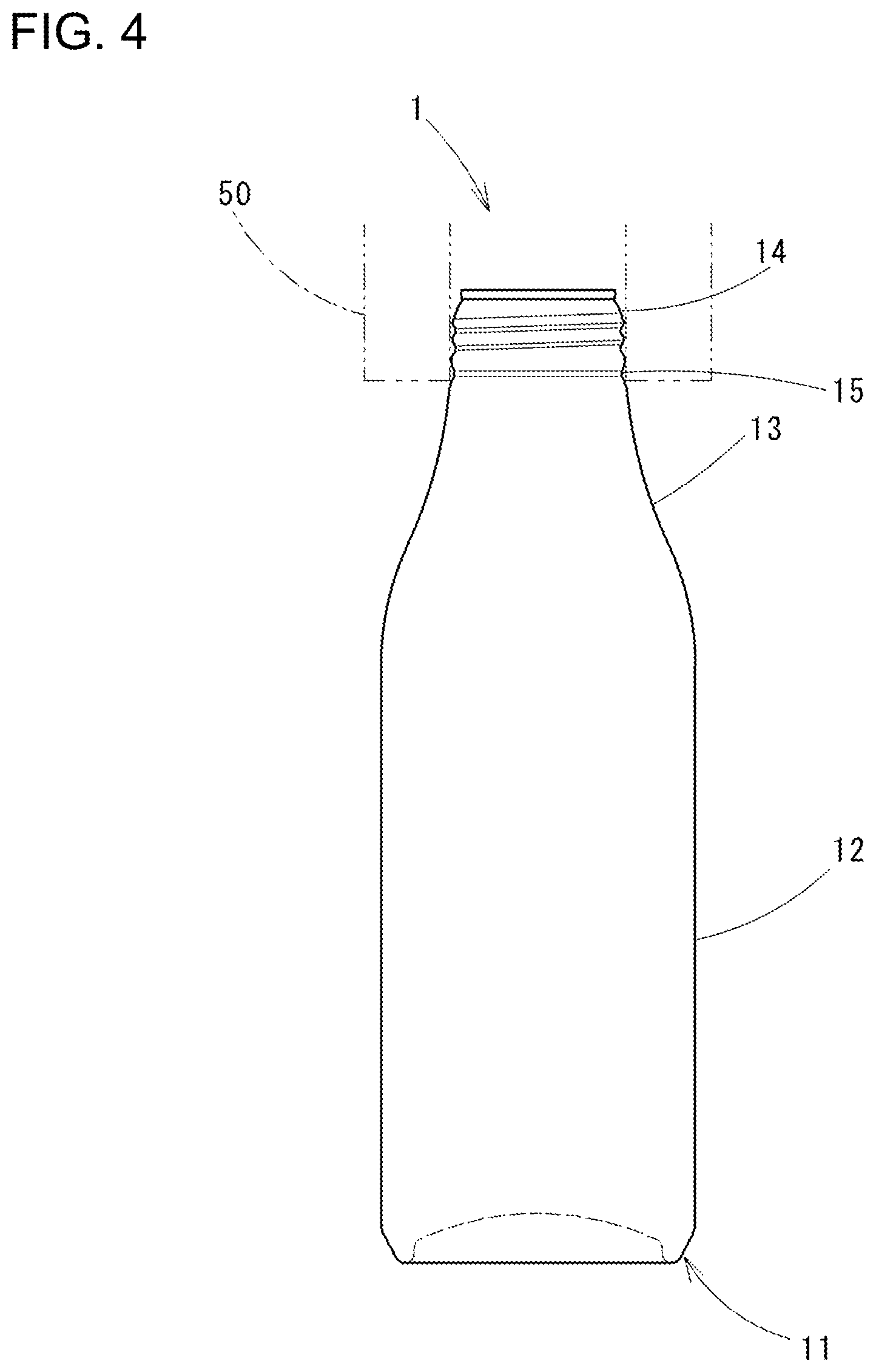 Patent US12097991 Figure 4 – Bottle can, manufacturing method of bottle can, and design method of bottle can