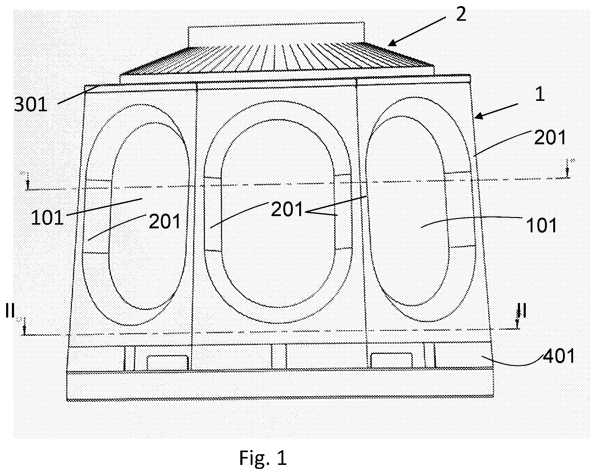 Patent US12097992 — Container for the storage and/or fermentation of alcoholic beverages — Figure 1