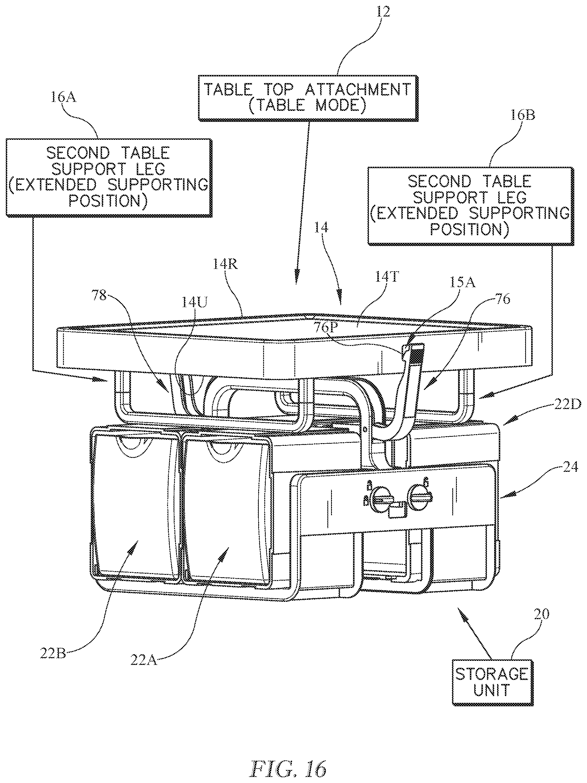 Patent US12097995 Figure 13 – Customizable caddy for tilt bins