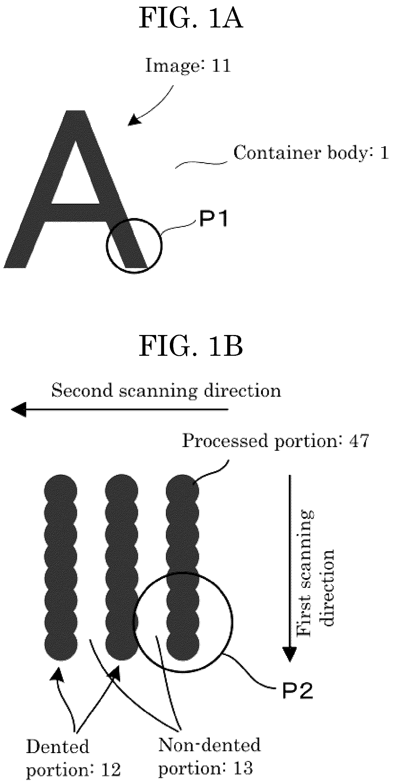 Patent US12097997 Figure 1 – Container and content containing body, and method for producing container and container producing apparatus