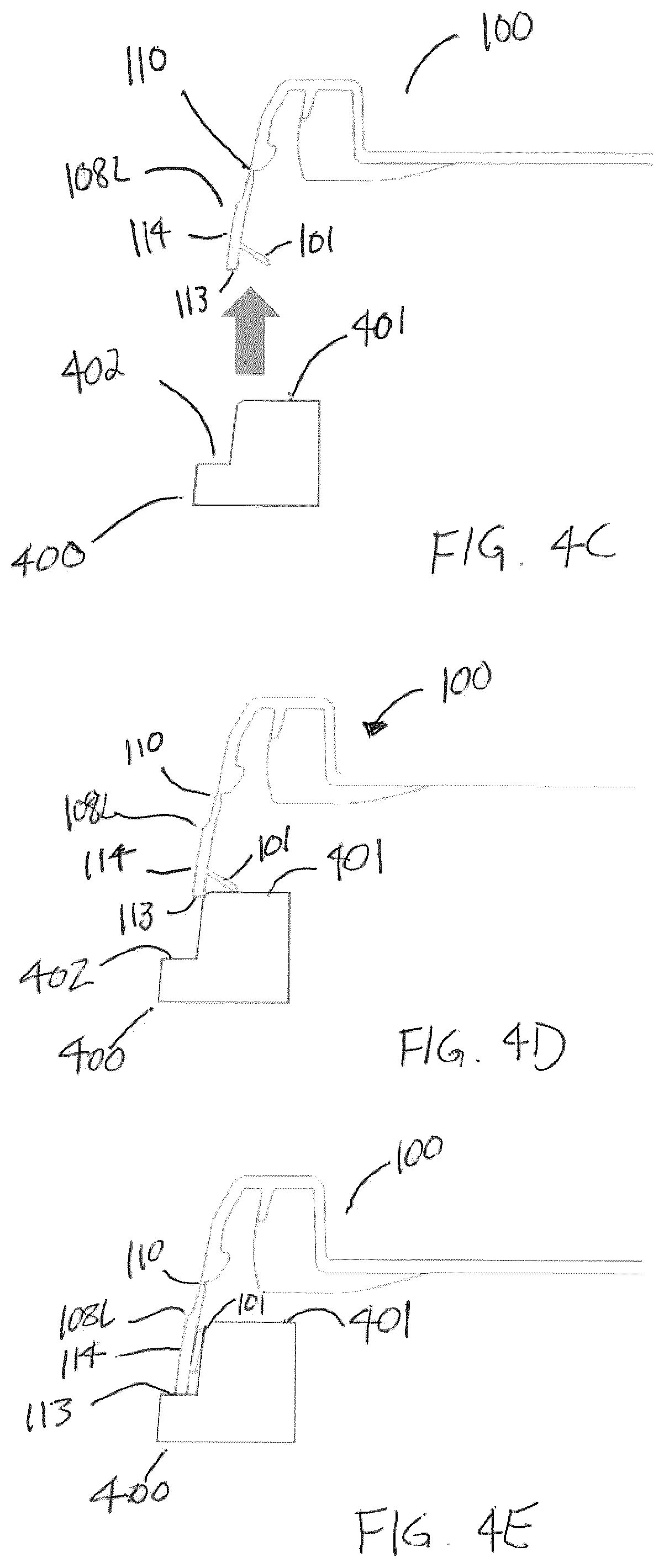 Patent US12097999 Figure 8 – Double lock lid with flexible tab