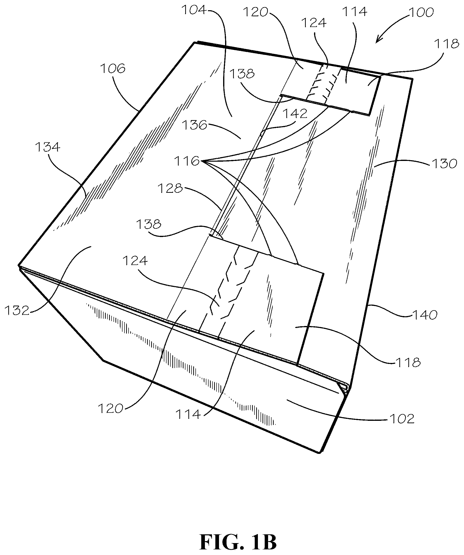Patent US12098000 Figure 2 – Collapsible box and method therefor