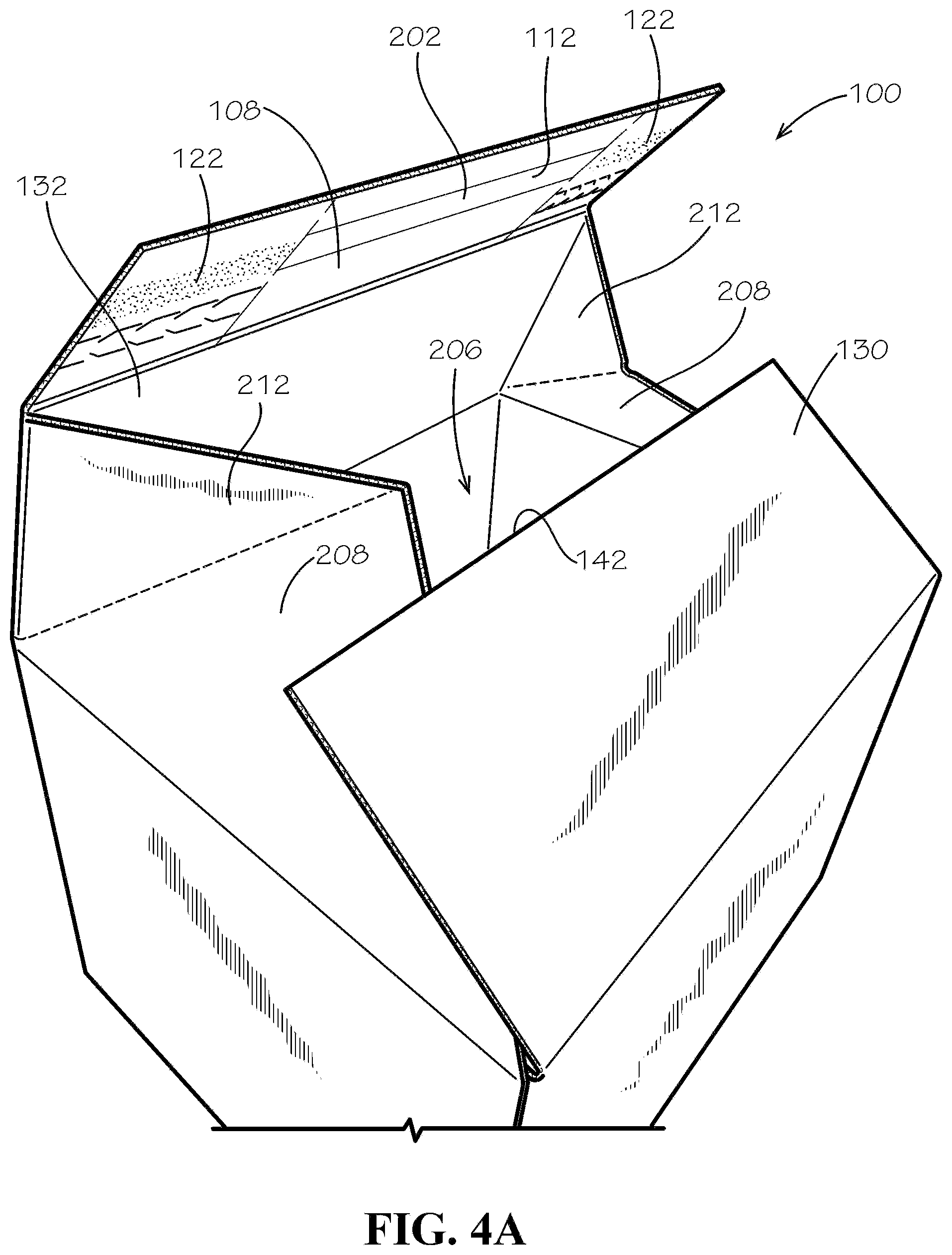 Patent US12098000 Figure 5 – Collapsible box and method therefor