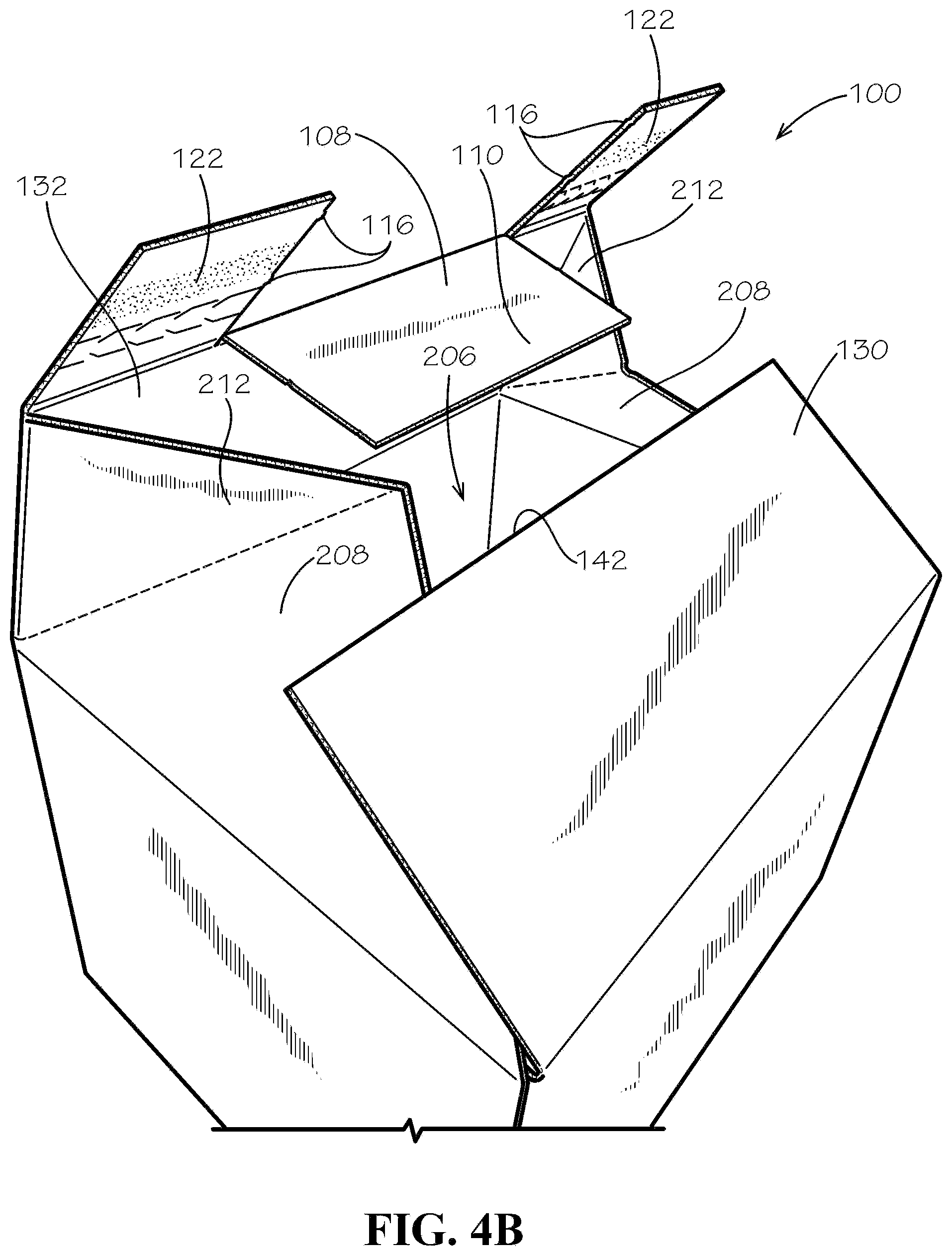 Patent US12098000 Figure 6 – Collapsible box and method therefor