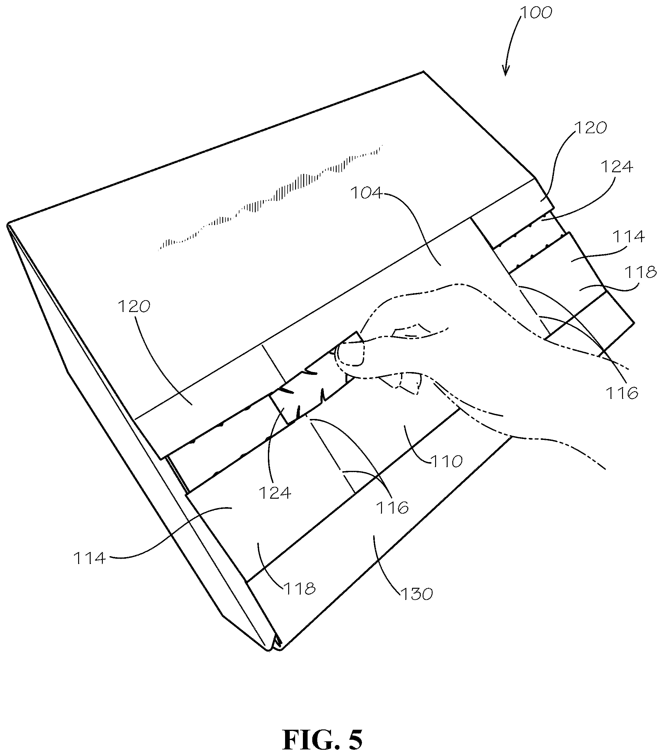 Patent US12098000 Figure 7 – Collapsible box and method therefor