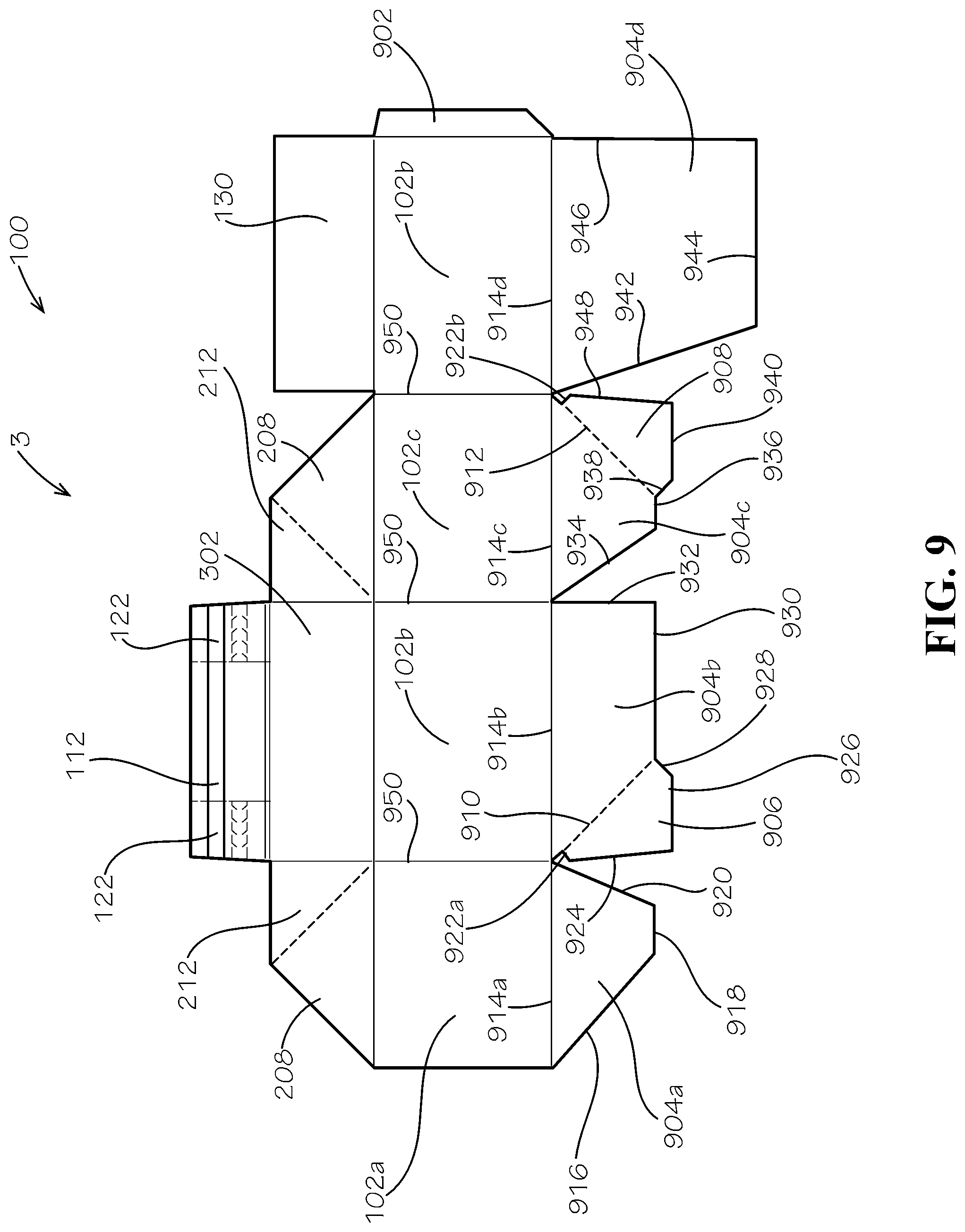 Patent US12098000 Figure 11 – Collapsible box and method therefor