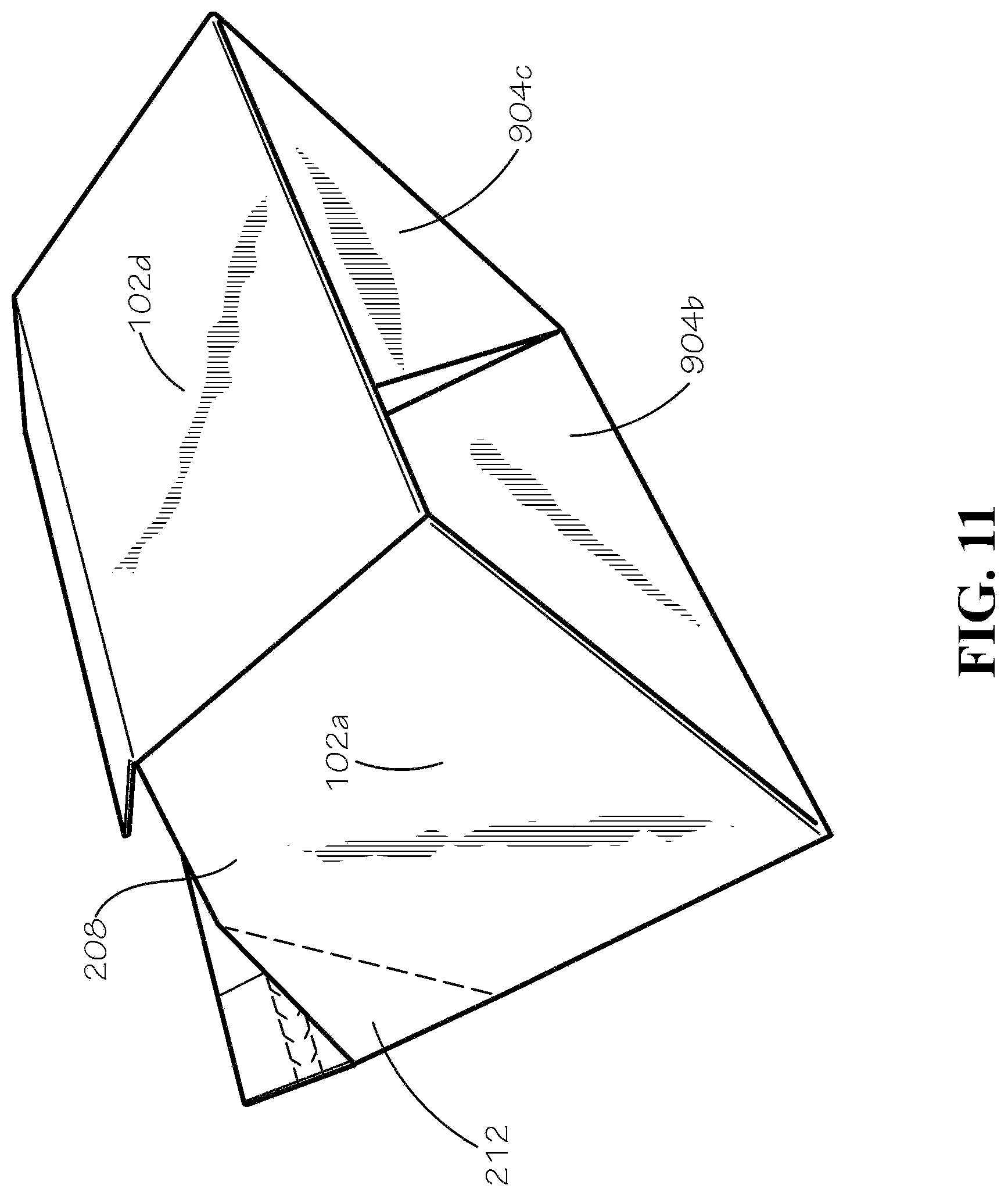 Patent US12098000 Figure 13 – Collapsible box and method therefor
