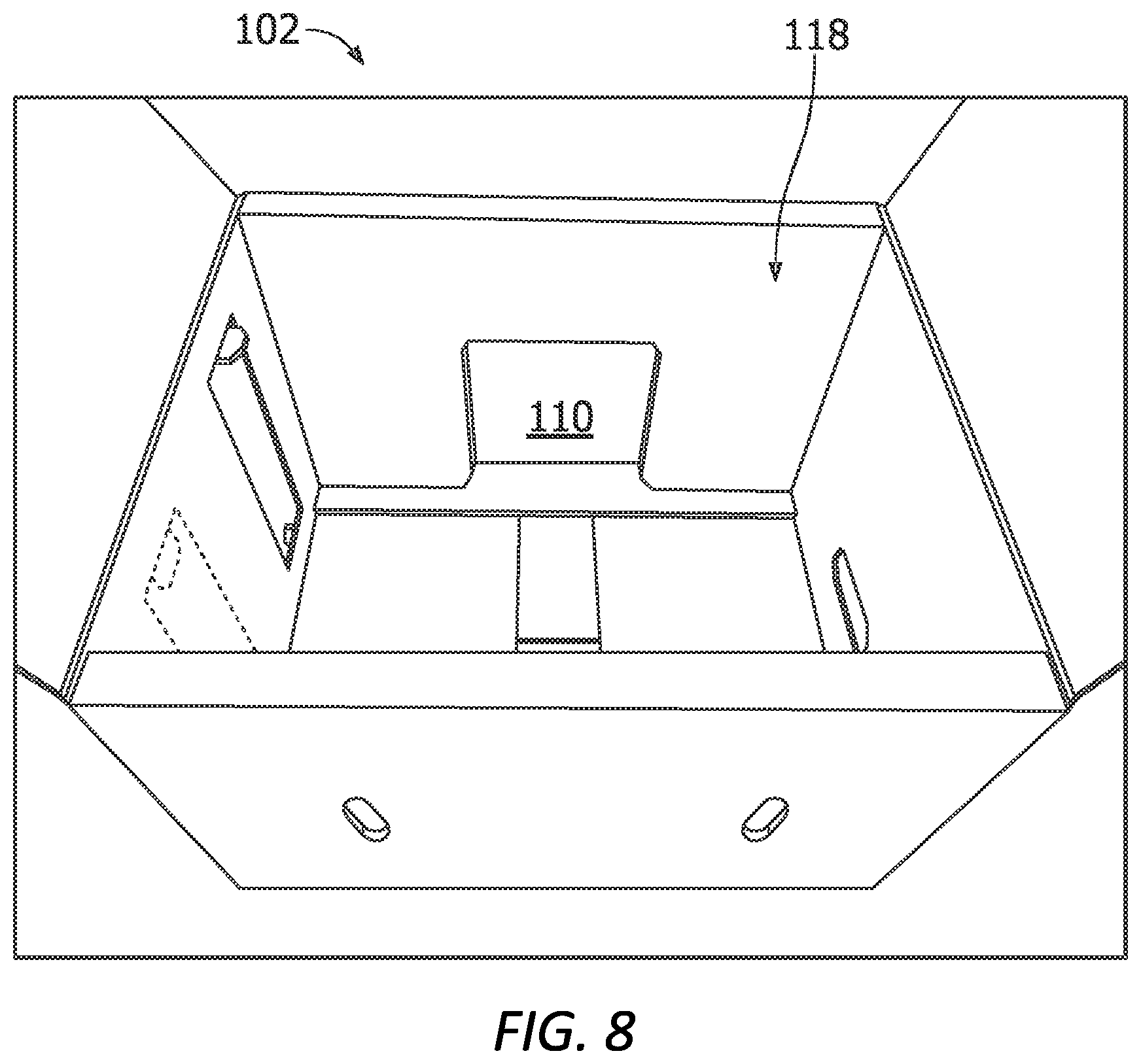 Patent US12098001 Figure 6 – Configurable horizontal divider bridge system